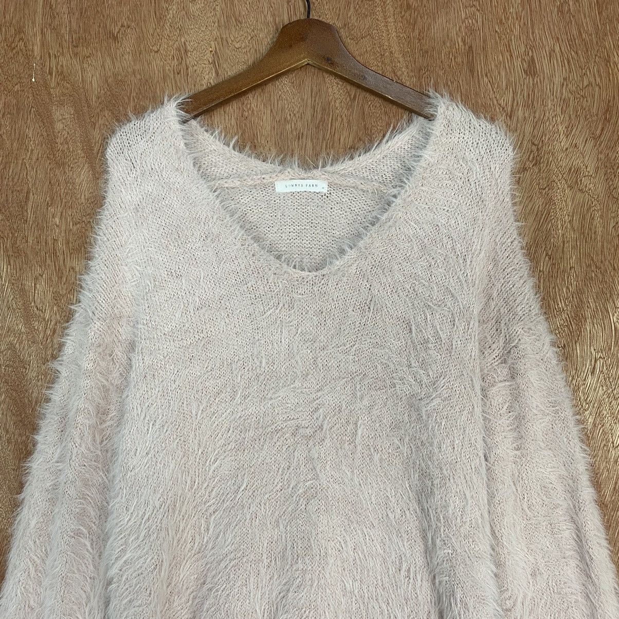 Homespun Knitwear × LOWRYS FARM Lowrys Farm Pink Mohair Long Knitwear Size US M / EU 48-50 / 2 - 9 Thumbnail