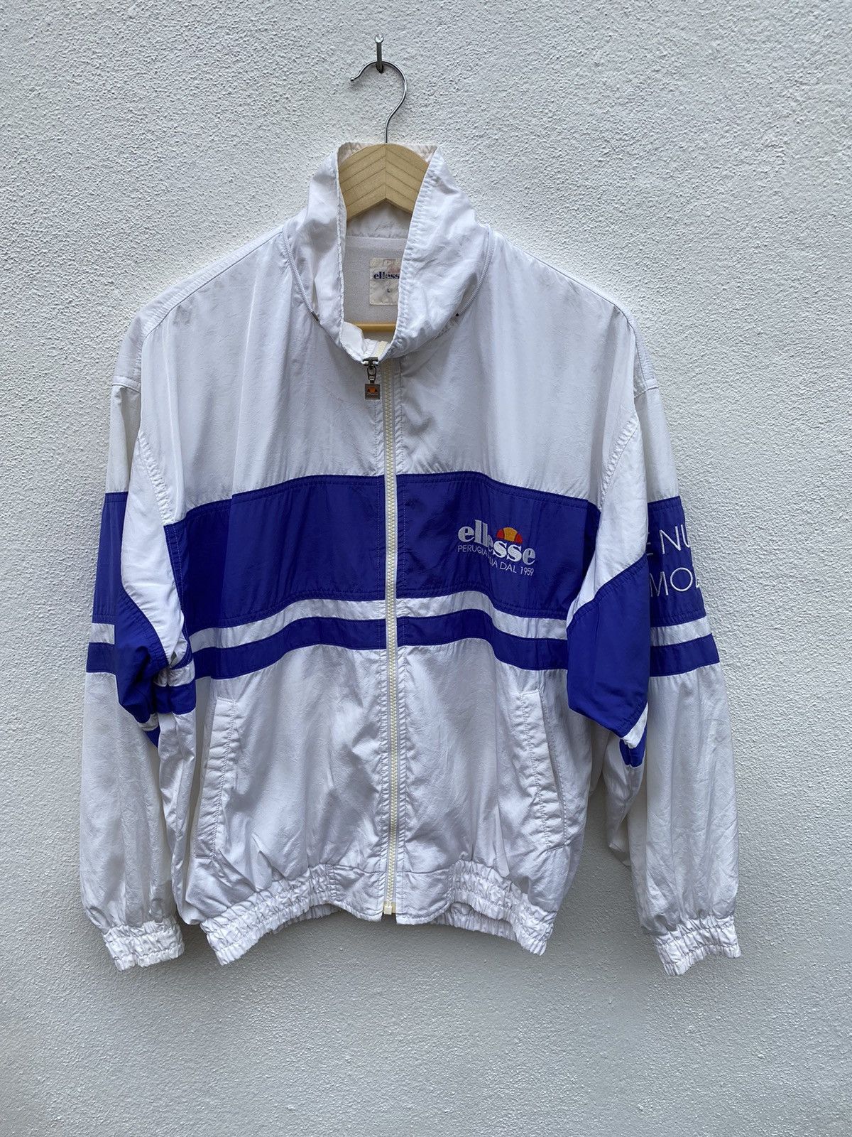 Vintage Ellese big logo windbraker jacket