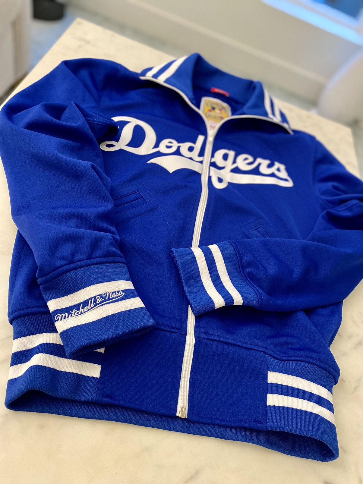 Dodgers Batting Practice, Los Angeles Dodgers, jacket, Authentic 1981 Los  Angeles Dodgers Batting Practice Jacket from Mitchell & Ness   By Mitchell & Ness