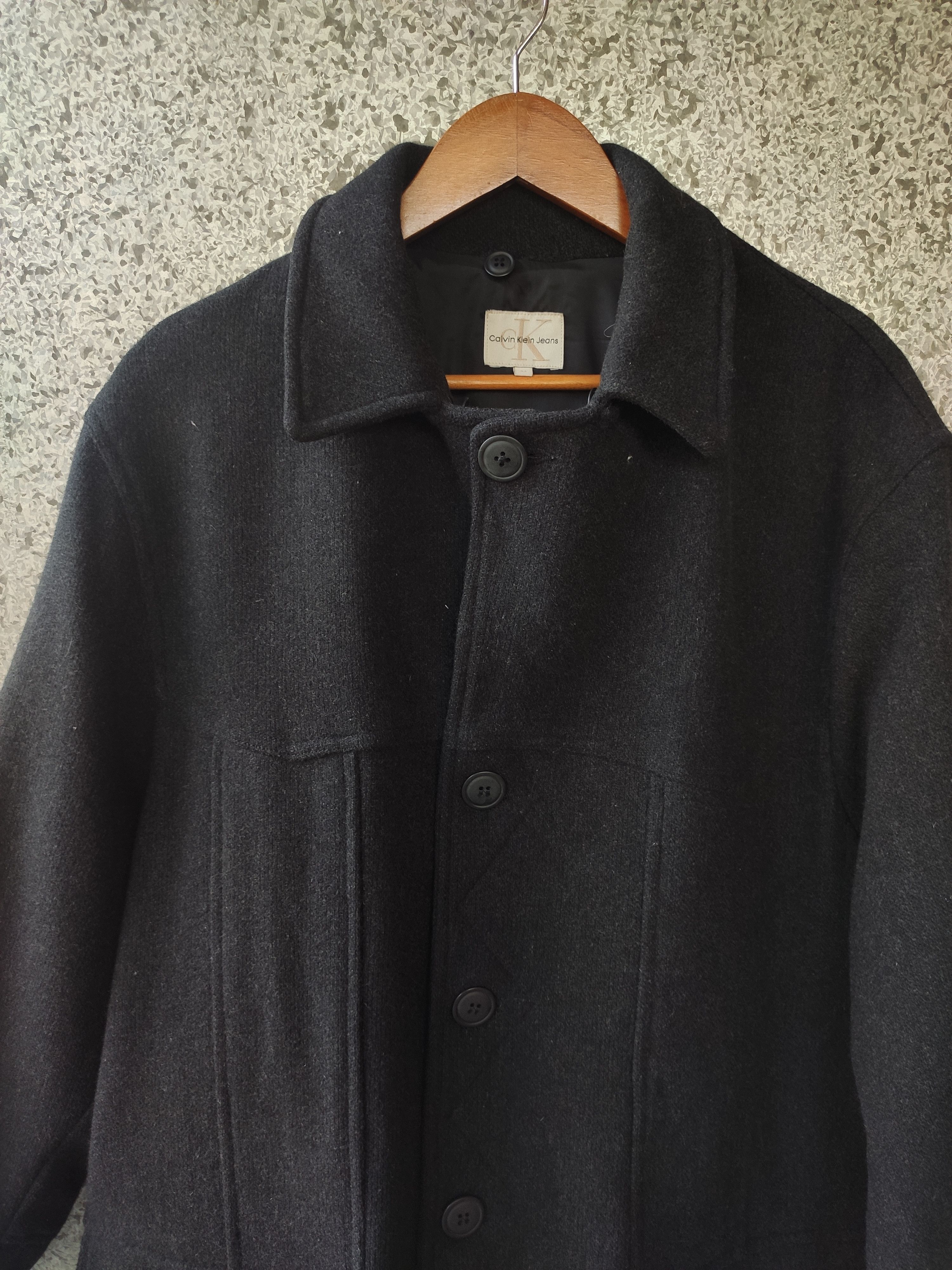 Calvin Klein 🔥 Vintage Calvin Klein Jacket wool coat Size US M / EU 48-50 / 2 - 3 Thumbnail