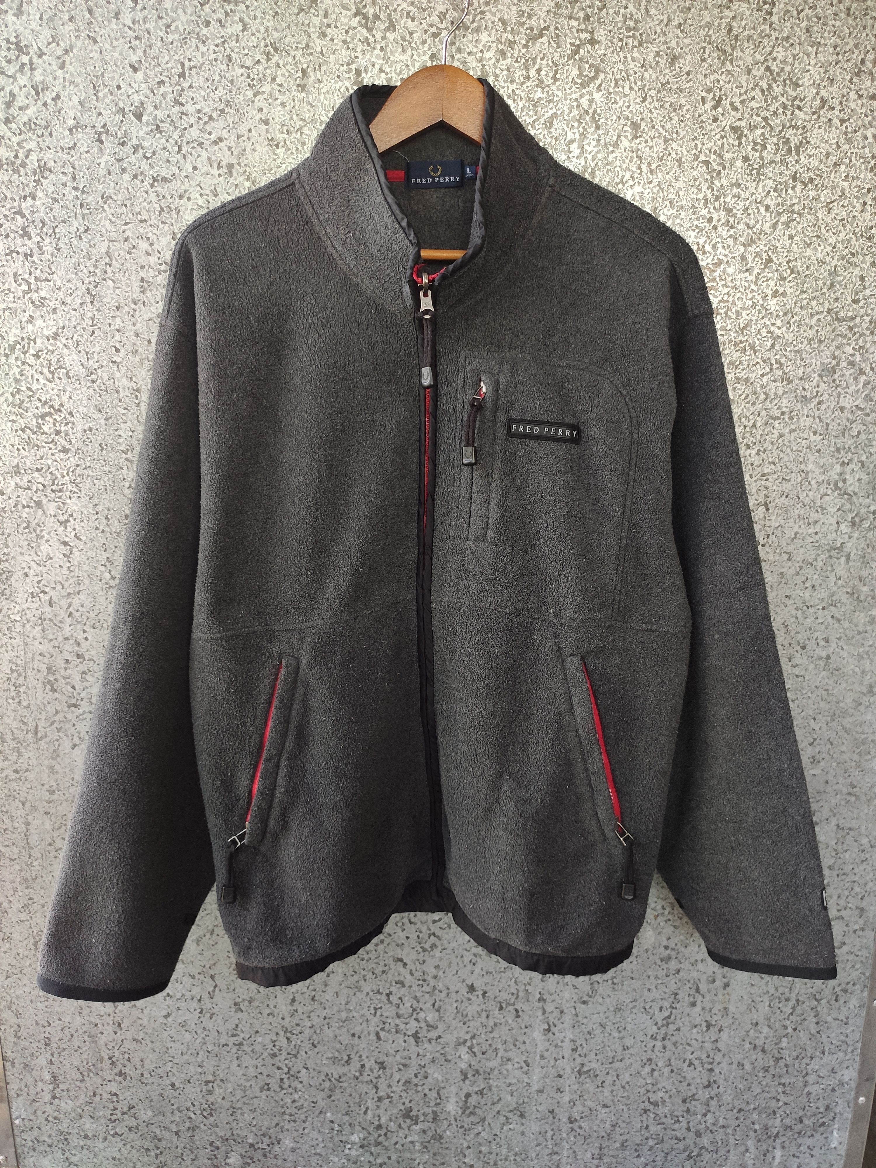 Fred Perry Vintage Fred Perry fleece zipper jacket Size US L / EU 52-54 / 3 - 1 Thumbnail