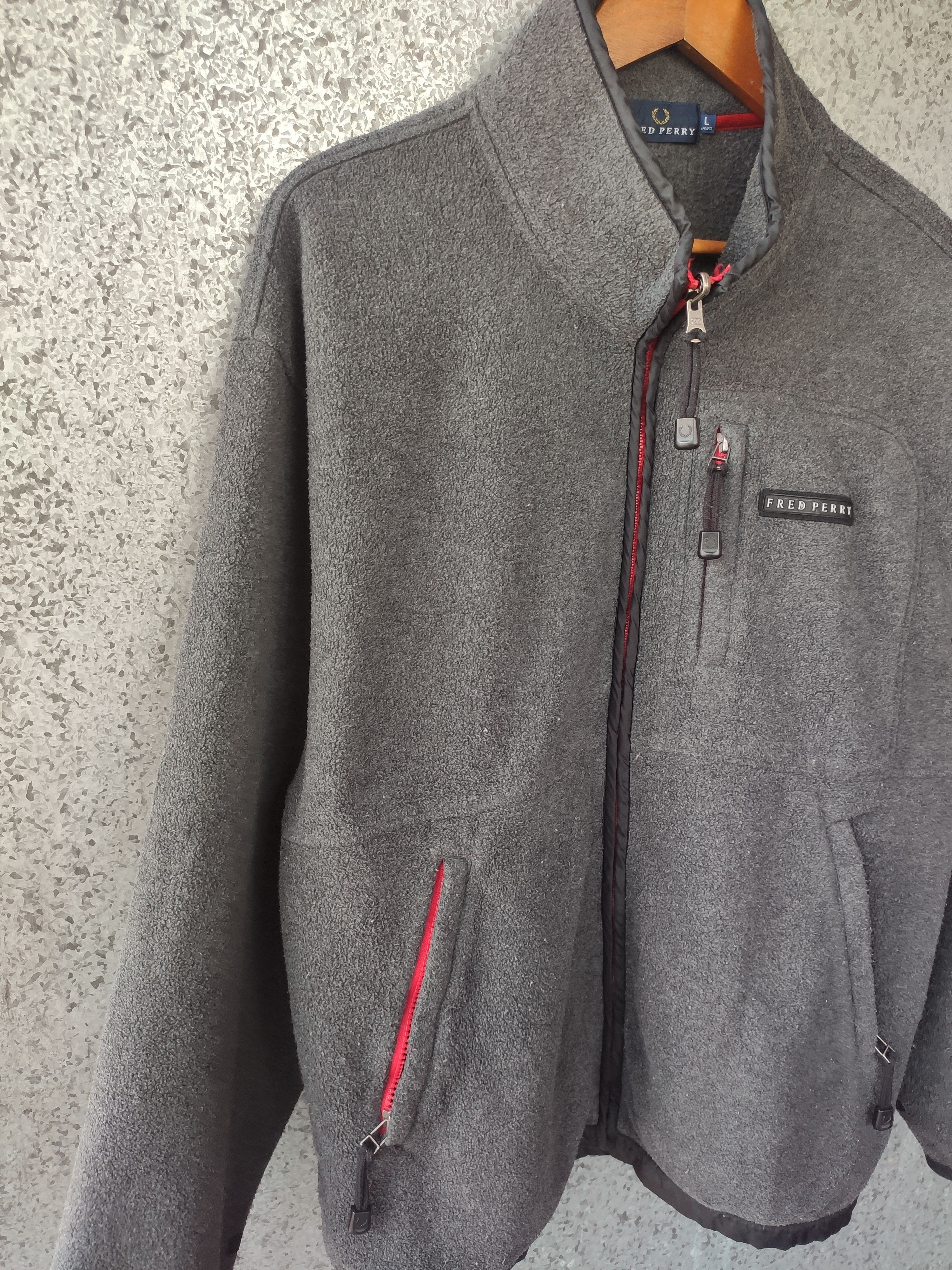 Fred Perry Vintage Fred Perry fleece zipper jacket Size US L / EU 52-54 / 3 - 4 Thumbnail
