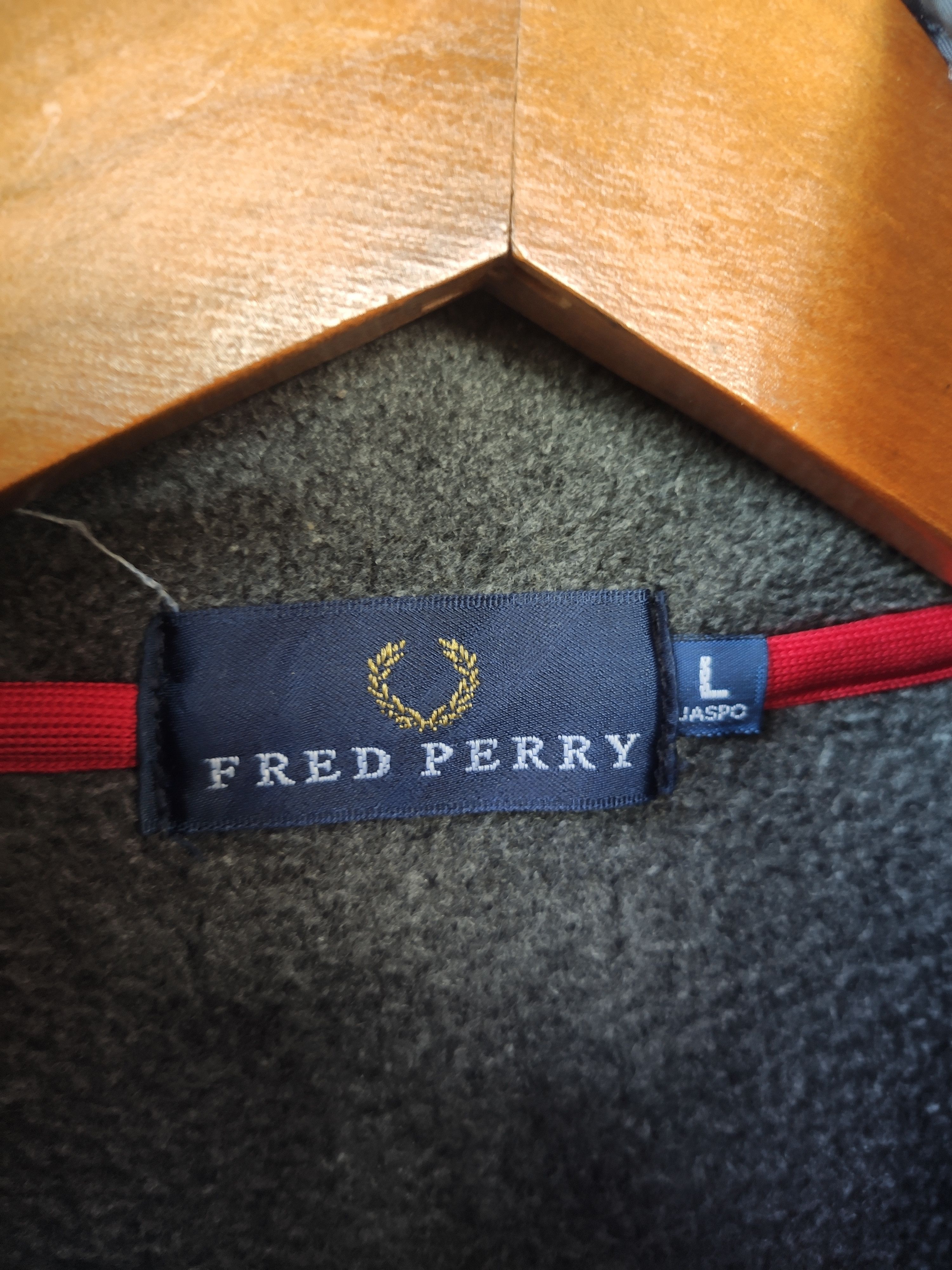 Fred Perry Vintage Fred Perry fleece zipper jacket Size US L / EU 52-54 / 3 - 9 Thumbnail