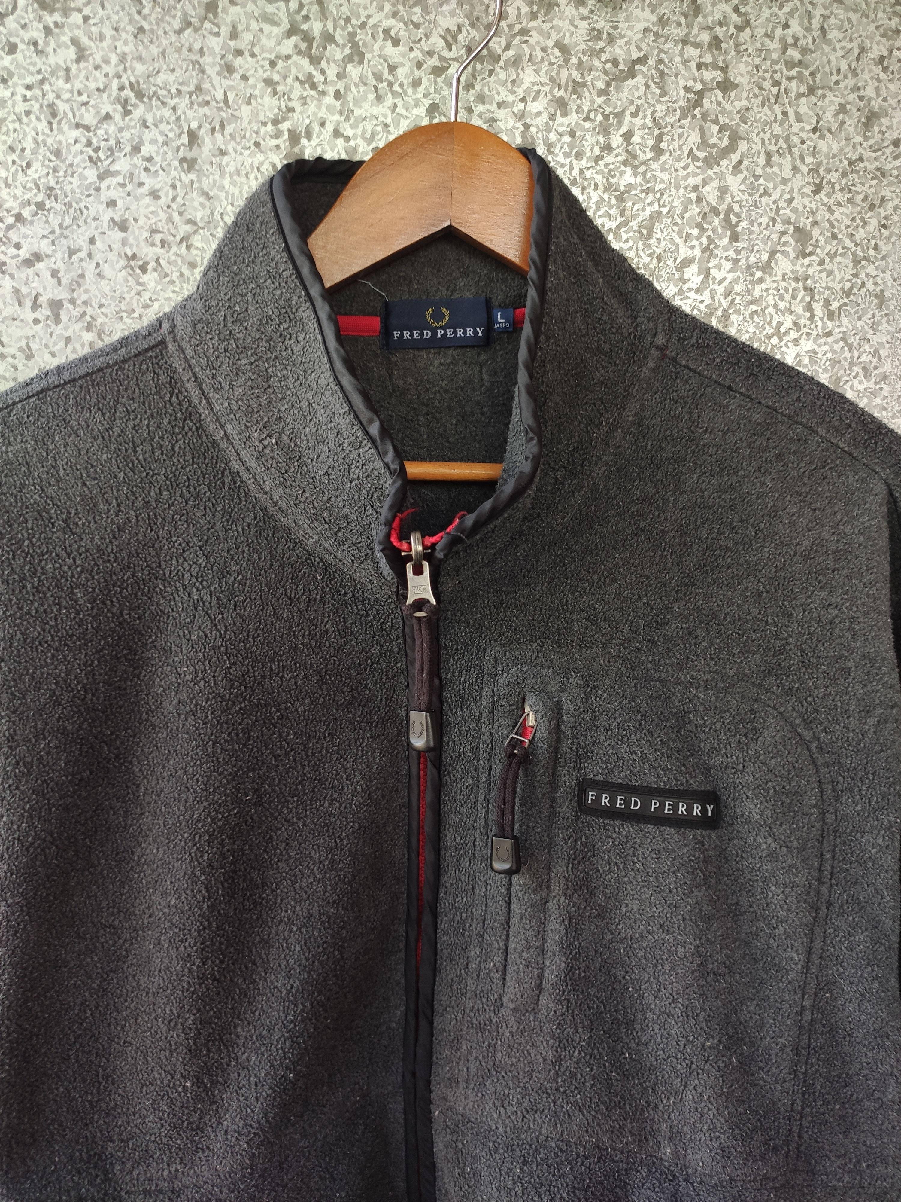 Fred Perry Vintage Fred Perry fleece zipper jacket Size US L / EU 52-54 / 3 - 2 Thumbnail