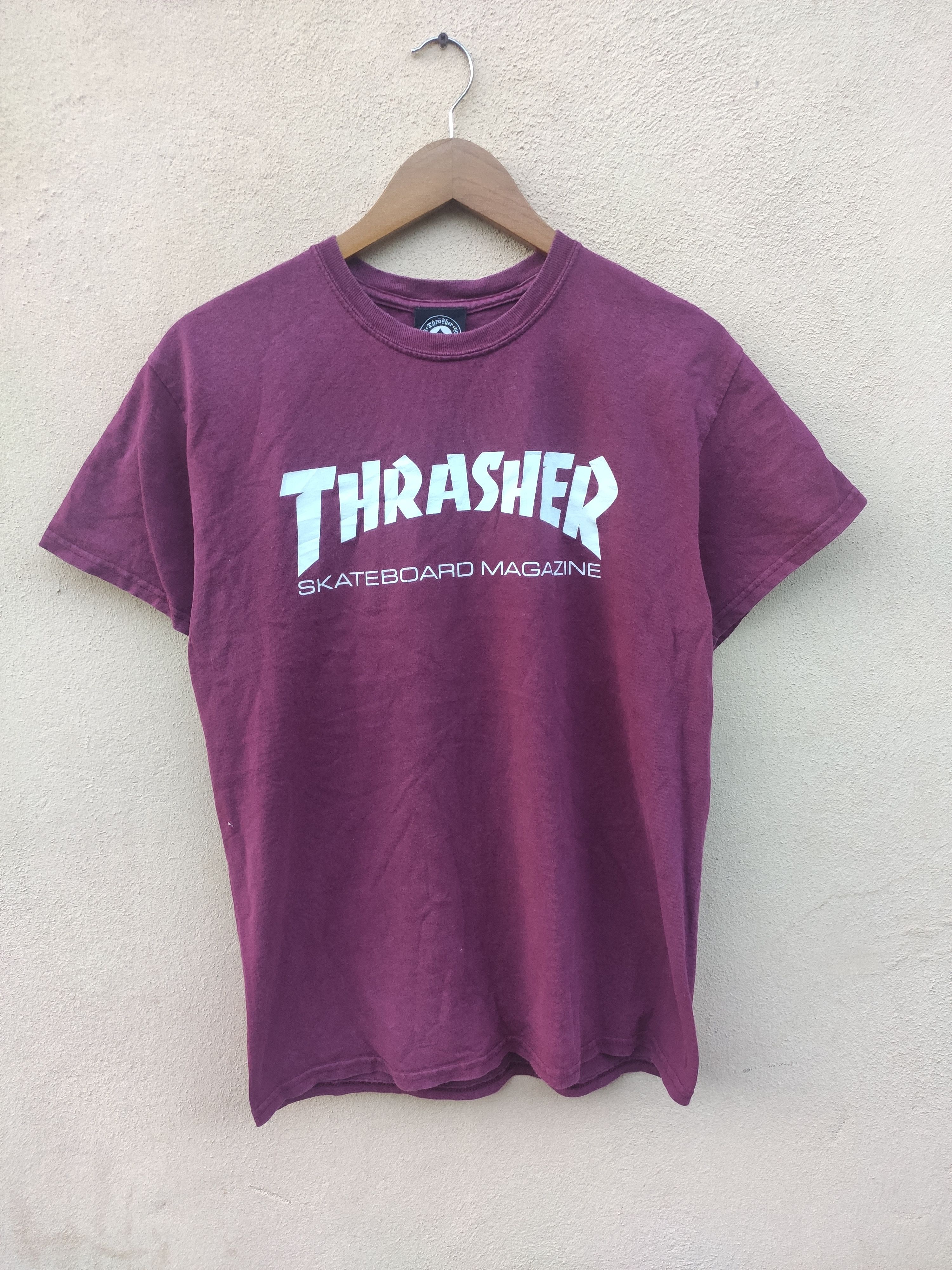 Thrasher Vintage 90s Vintage Trasher Magazine t shirt spell out Size US M / EU 48-50 / 2 - 1 Thumbnail