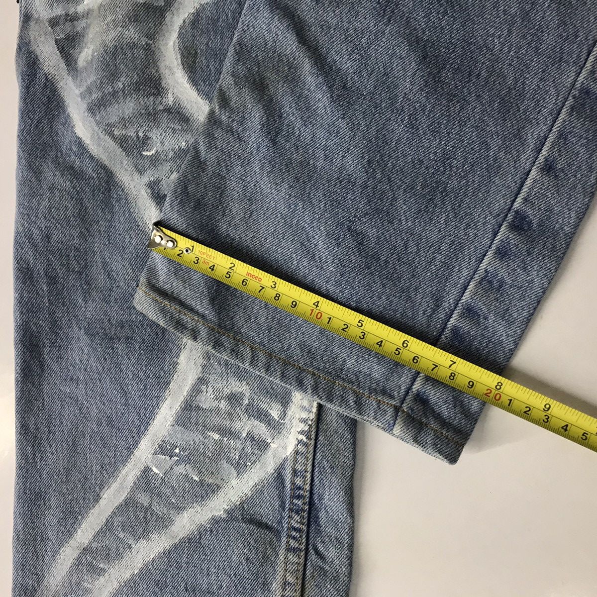 Levi's × Levi's Vintage Clothing × Vintage Levi’s 607 Orange tab art Snake denim pant Size US 27 - 15 Thumbnail