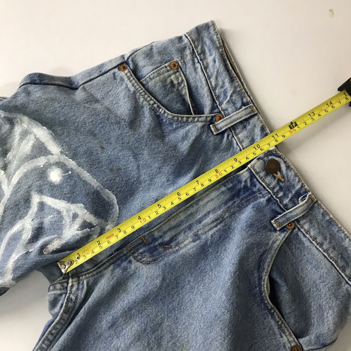Levi's × Levi's Vintage Clothing × Vintage Levi’s 607 Orange tab art Snake denim pant Size US 27 - 13 Thumbnail