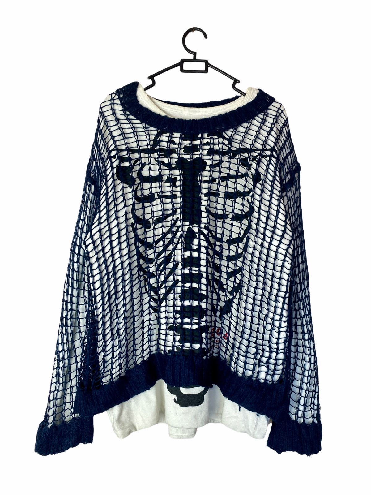 Japanese Brand ️‍🔥360LIKES ️‍🔥00s Bubbles Lightweight Open Knitted Top