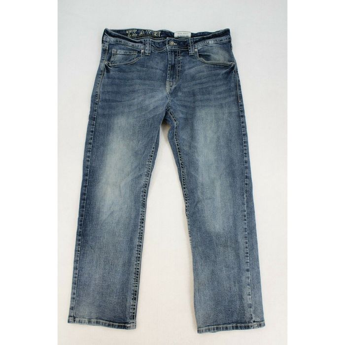 Vintage TK Axel Mens Denim Jeans Slim Boot Bootcut Light Blue Wash 34 x 32 Grailed