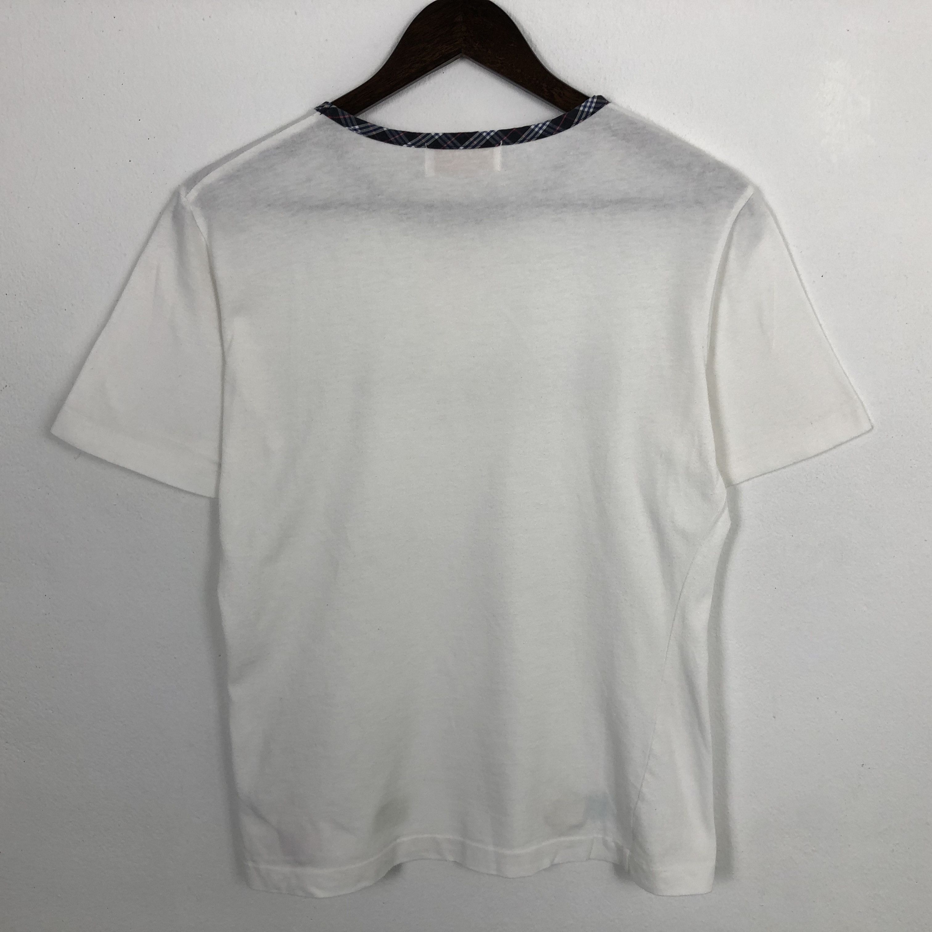 Burberry Vintage 90's Burberrys London Embroidery Design Tshirt Size US M / EU 48-50 / 2 - 3 Thumbnail