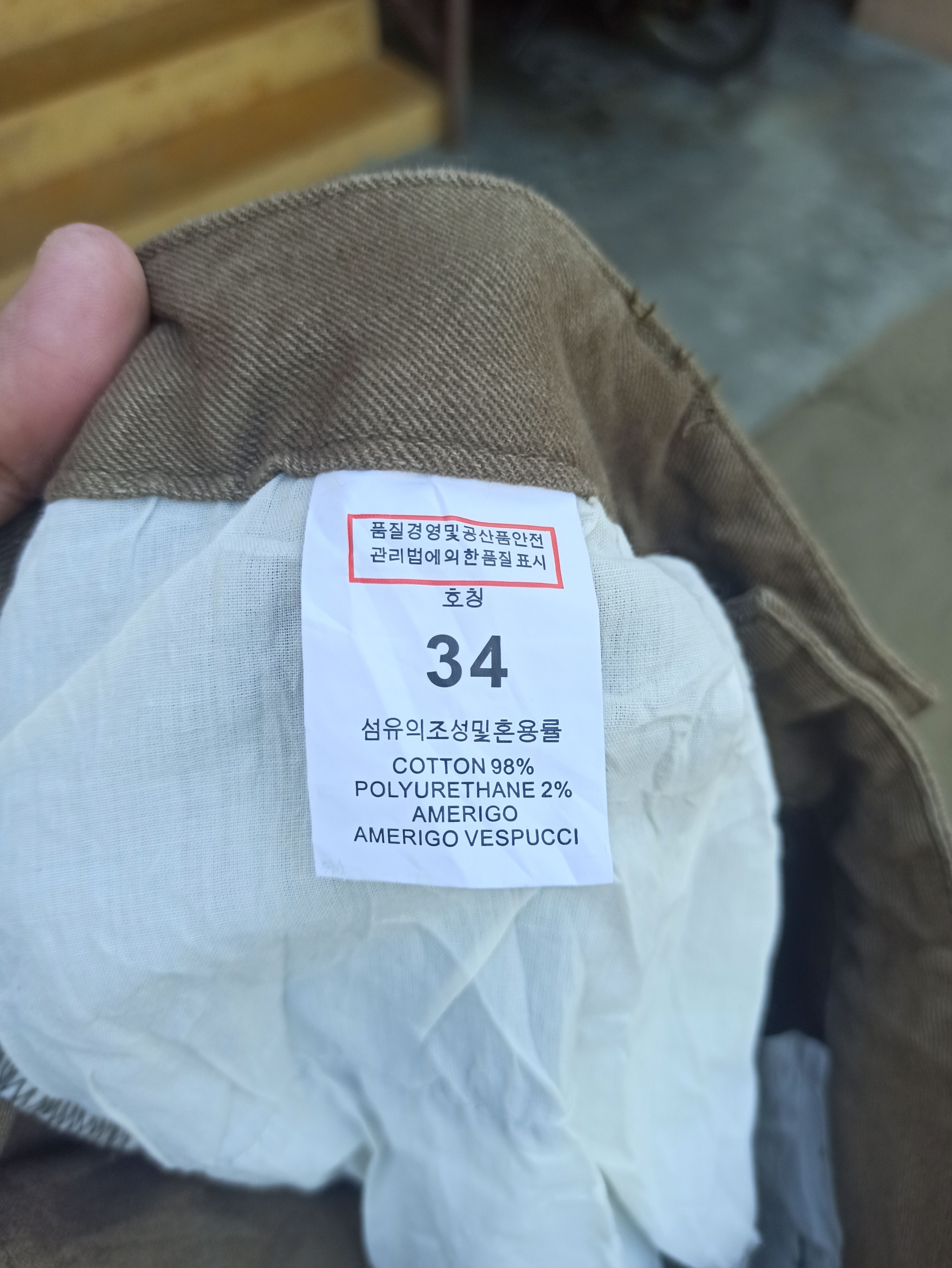 Japanese Brand × Vintage Amerigo Vespucci Cargo Pants Size US 34 / EU 50 - 9 Thumbnail