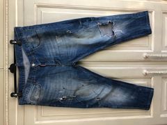 Straight jeans Louis Vuitton x Supreme Blue size 34 US in Cotton - 5275576
