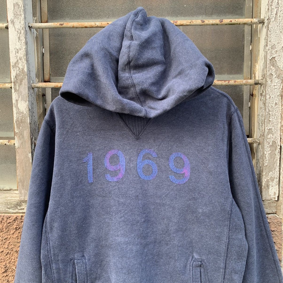 Gap × Japanese Brand × Vintage 💥 Vintage Gap Hoodie Faded Pullover Jumper Sweater Size US M / EU 48-50 / 2 - 2 Thumbnail