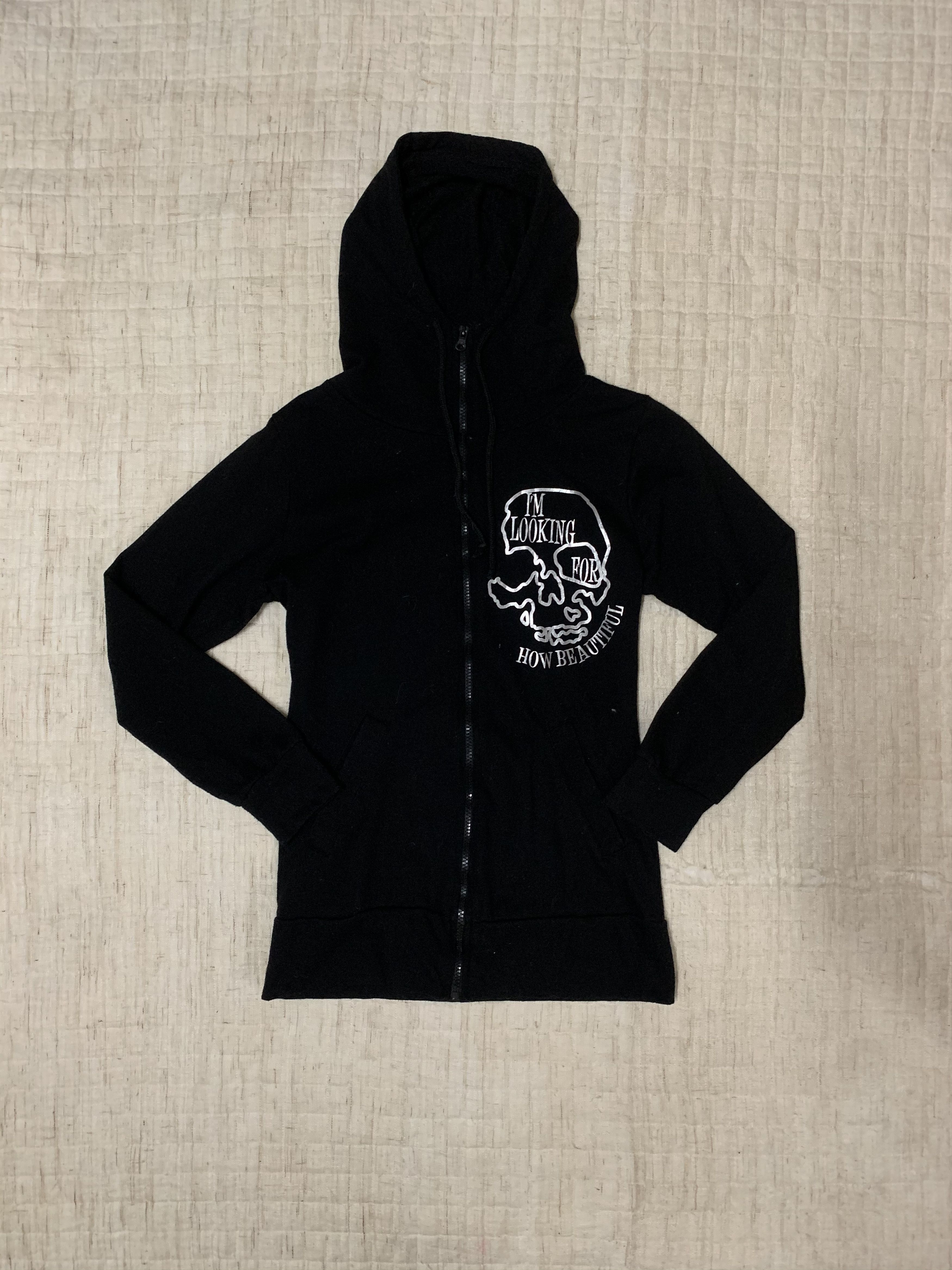 Japanese Brand 🔥 Japanese Vintage Skull Embroidery Hooded Jumper Sweater Size US S / EU 44-46 / 1 - 2 Thumbnail