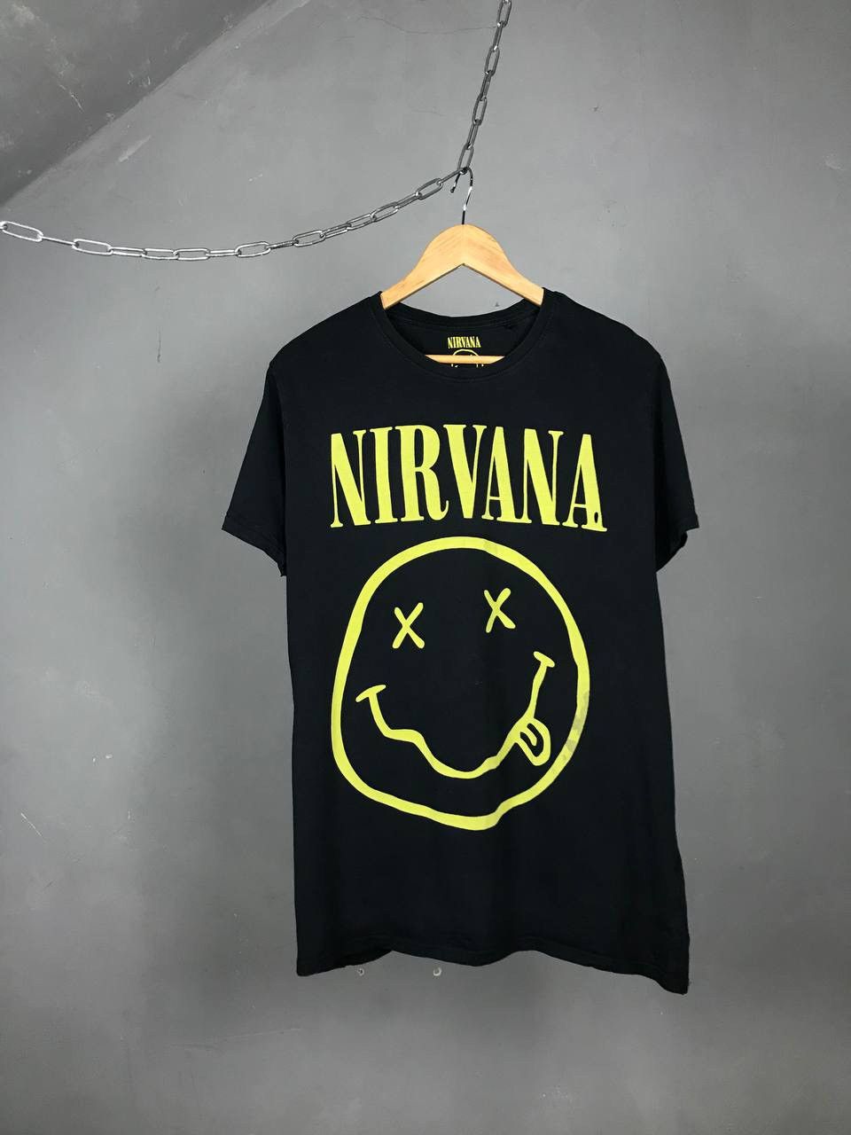 Band Tees Nirvana vintage rock band tee Size US XL / EU 56 / 4 - 1 Thumbnail