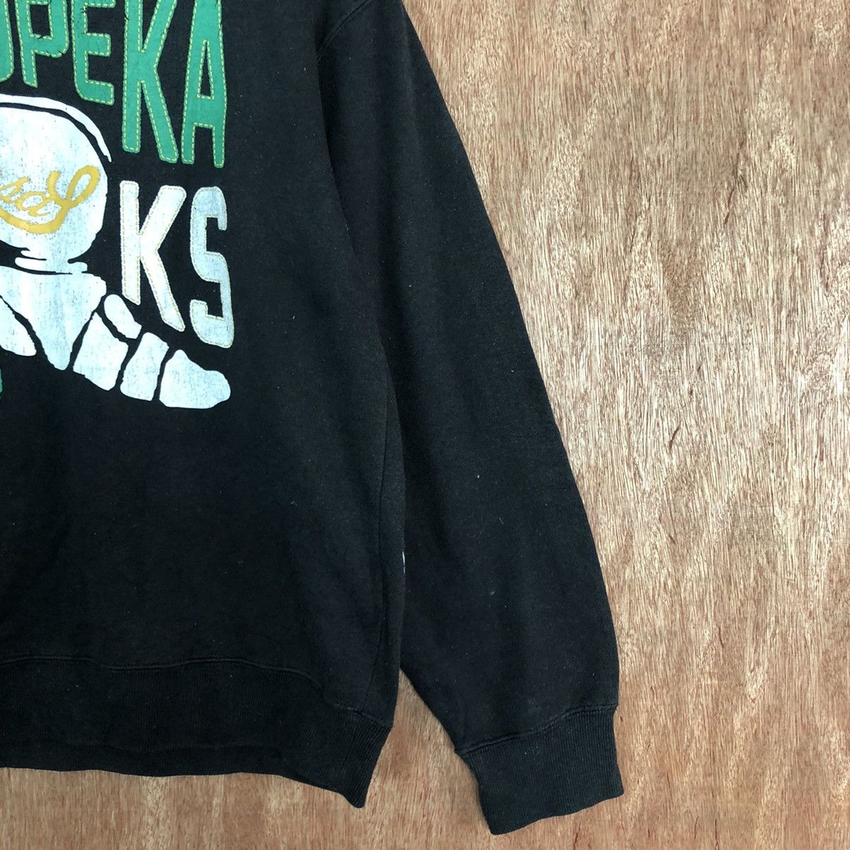 Japanese Brand Topeka Black Big Logo sweatshirt japan #6015 Size US M / EU 48-50 / 2 - 5 Thumbnail