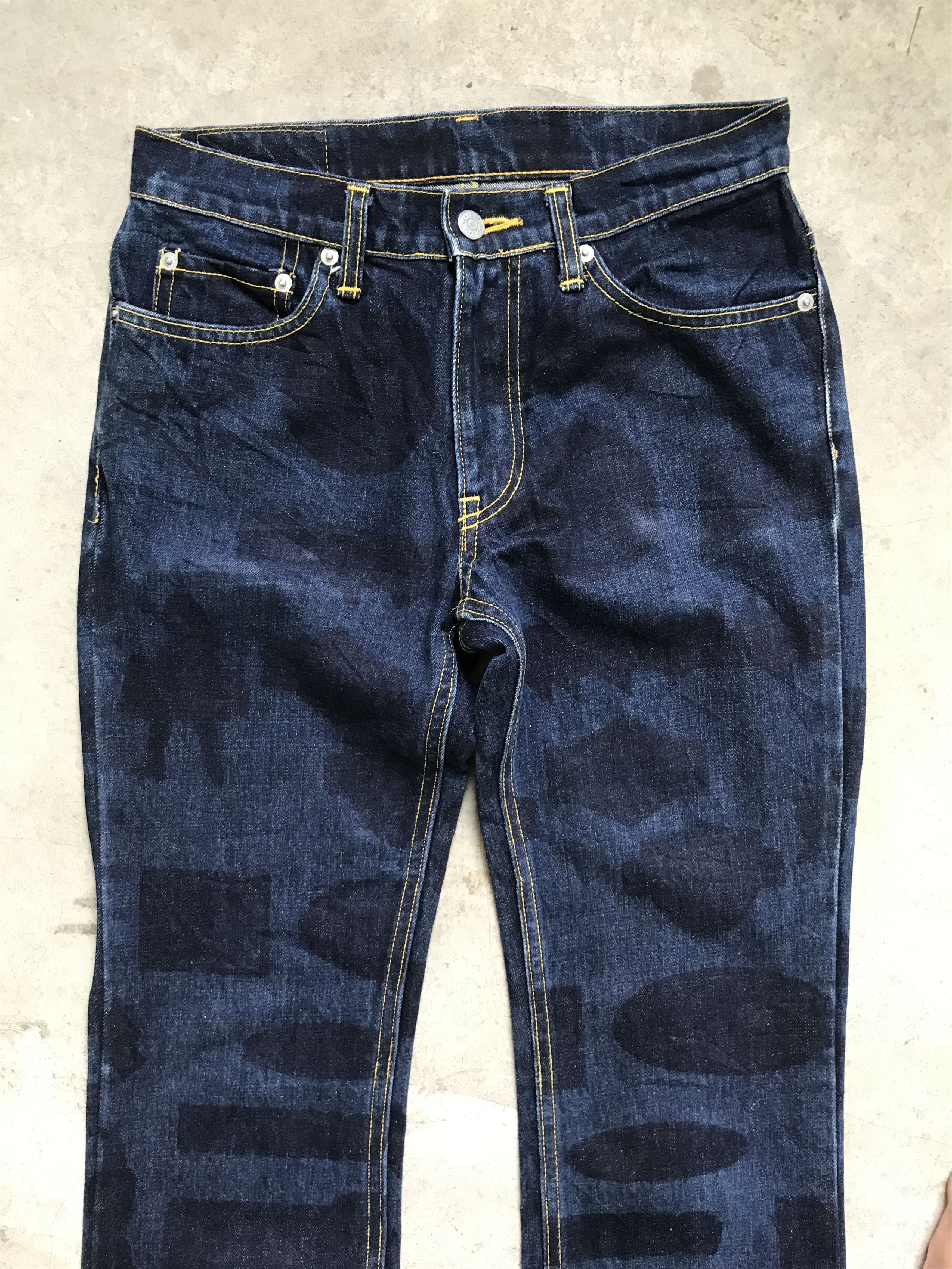 Hysteric Glamour × Japanese Brand Flare HYSTERIC GLAMOUR Archival Stunning Full Fades Denim Size US 27 - 10 Thumbnail