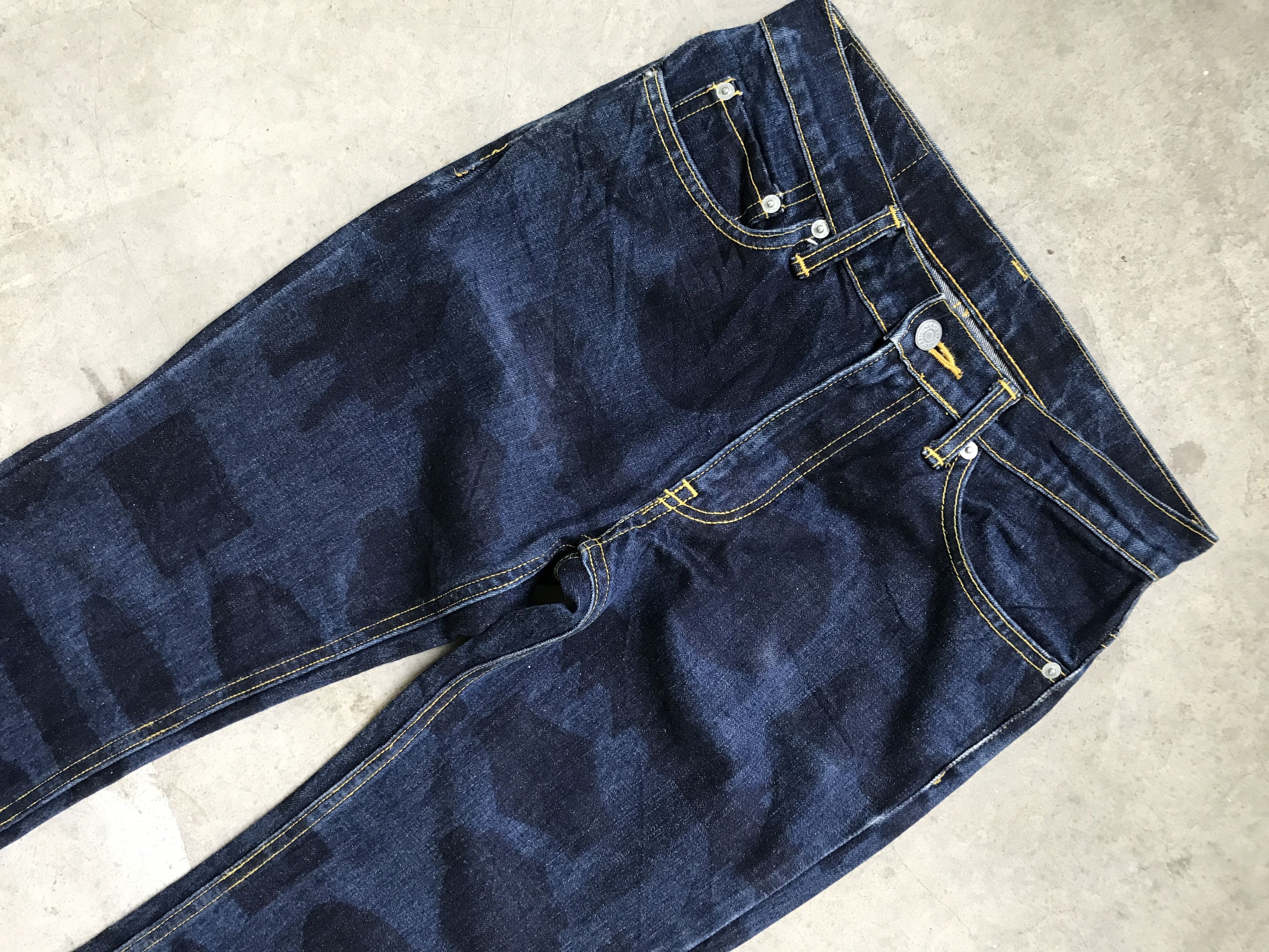 Hysteric Glamour × Japanese Brand Flare HYSTERIC GLAMOUR Archival Stunning Full Fades Denim Size US 27 - 5 Thumbnail