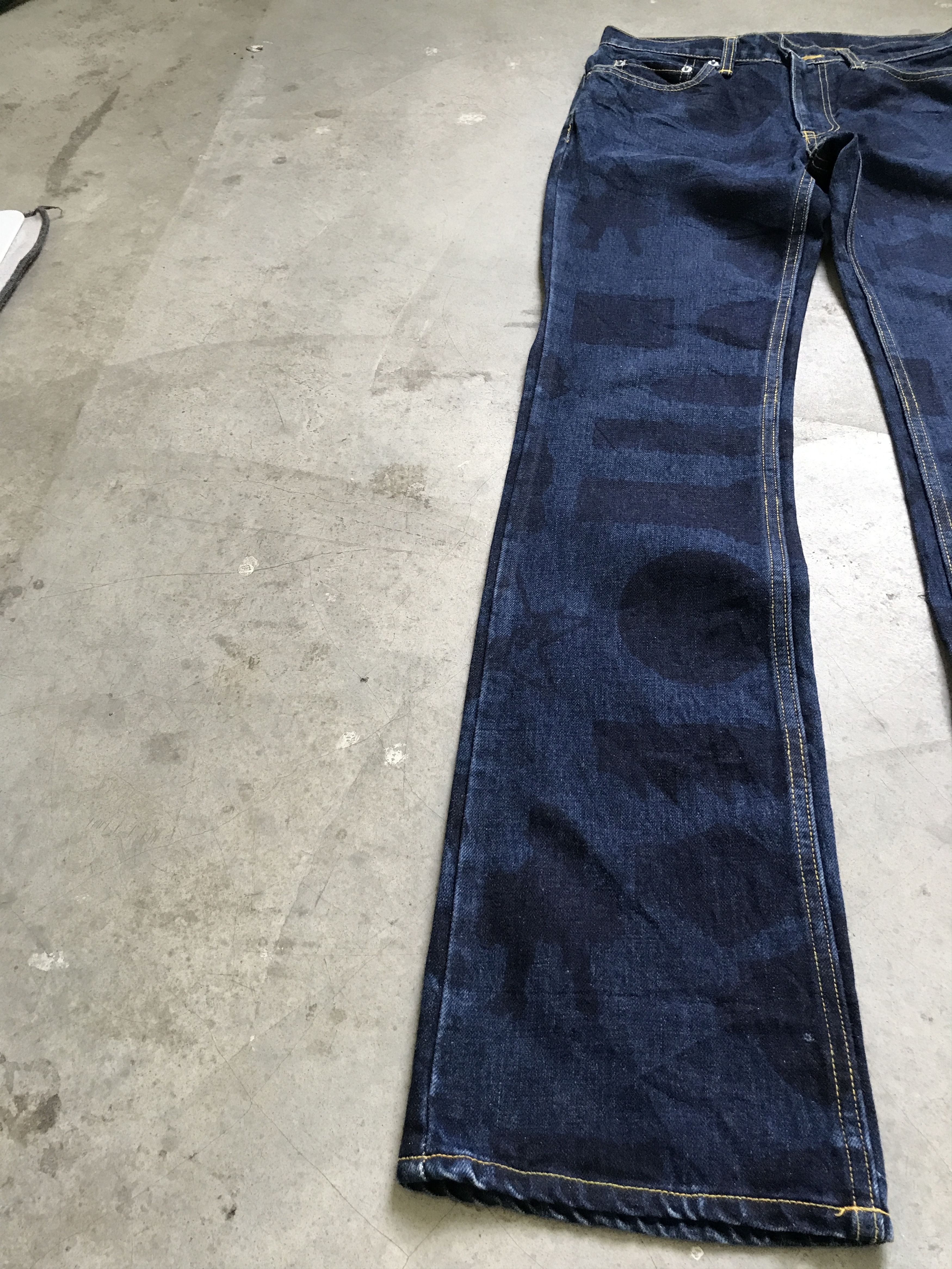Hysteric Glamour × Japanese Brand Flare HYSTERIC GLAMOUR Archival Stunning Full Fades Denim Size US 27 - 7 Thumbnail