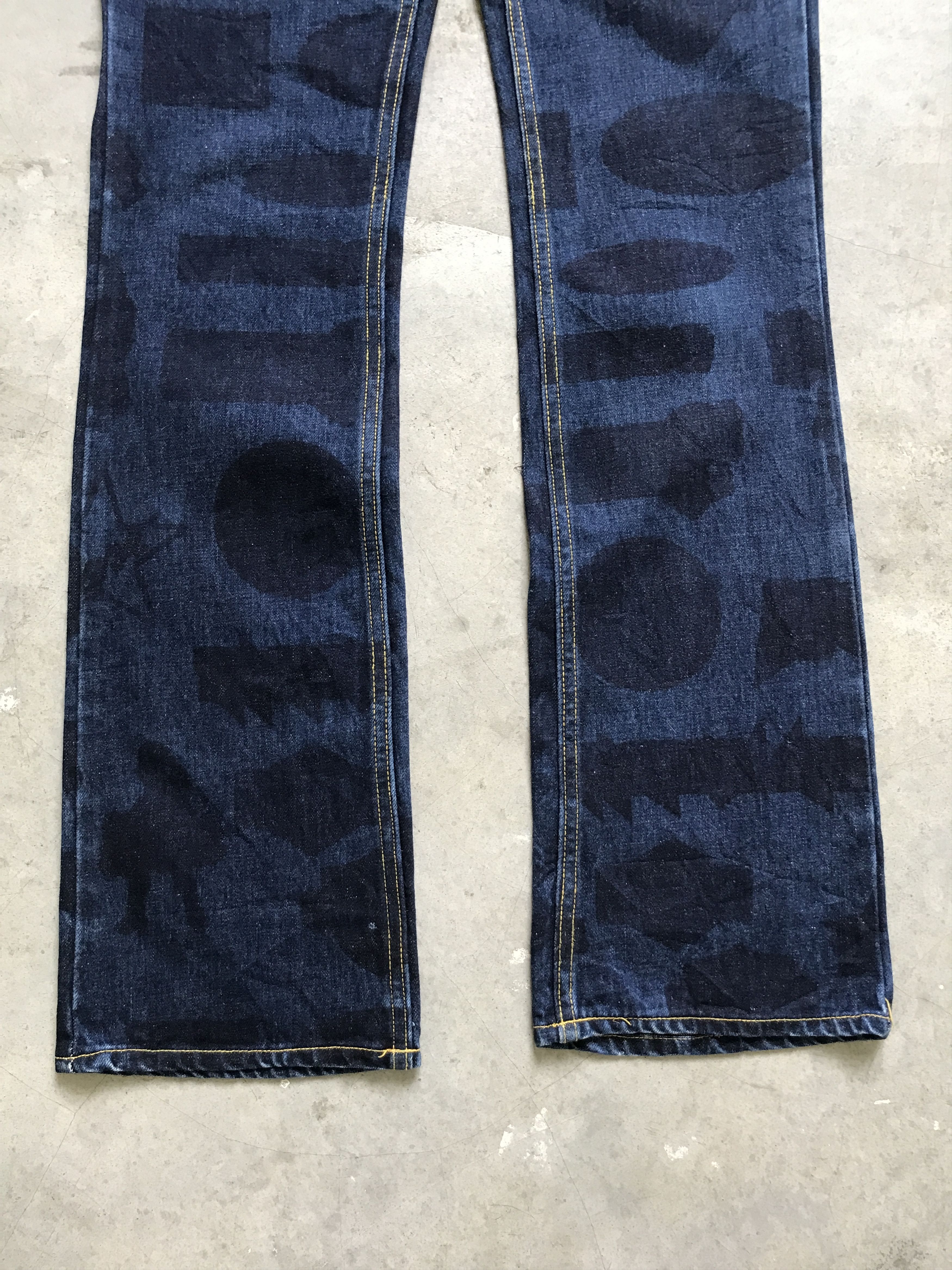 Hysteric Glamour × Japanese Brand Flare HYSTERIC GLAMOUR Archival Stunning Full Fades Denim Size US 27 - 9 Thumbnail