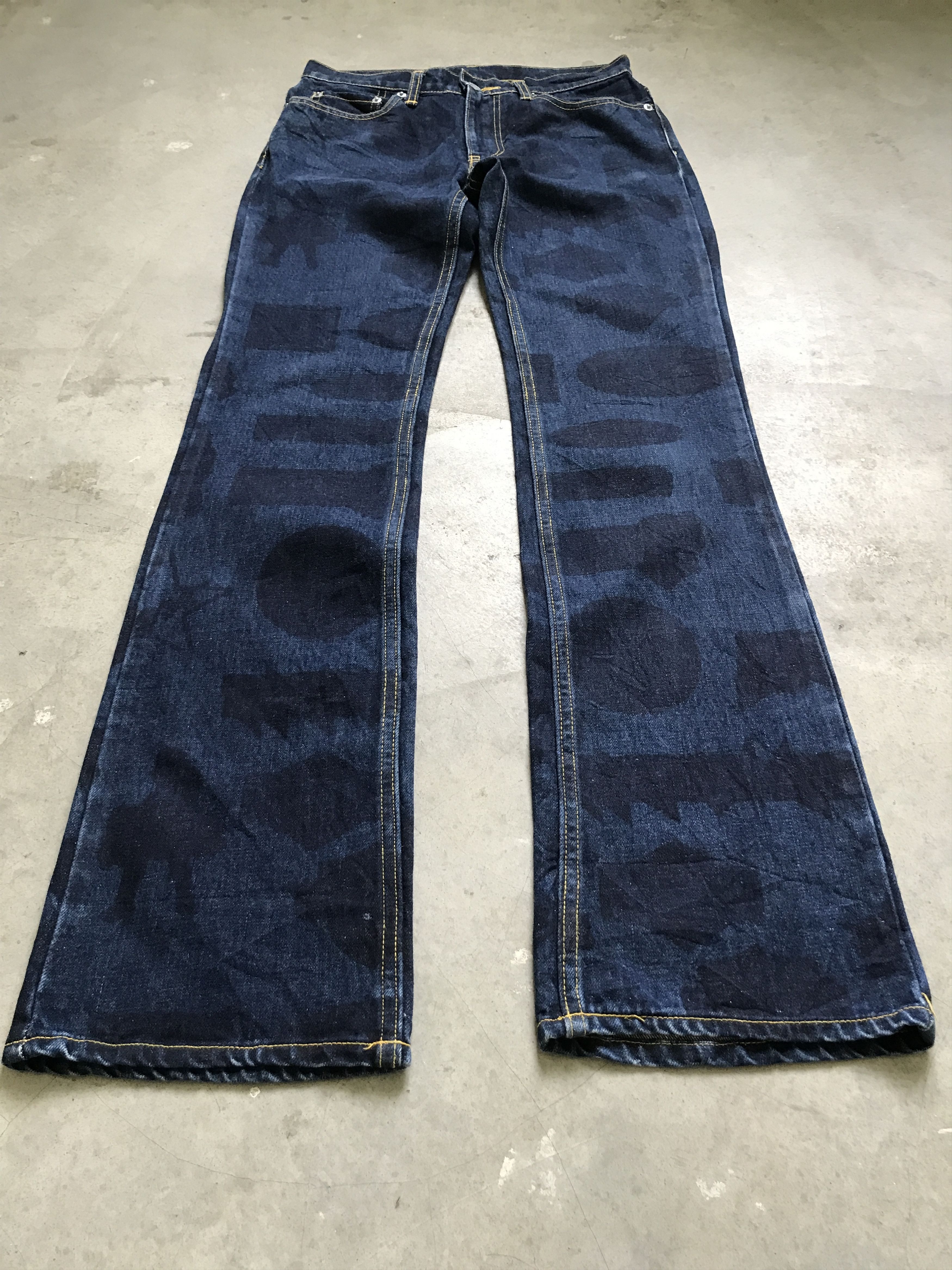 Hysteric Glamour × Japanese Brand Flare HYSTERIC GLAMOUR Archival Stunning Full Fades Denim Size US 27 - 8 Thumbnail