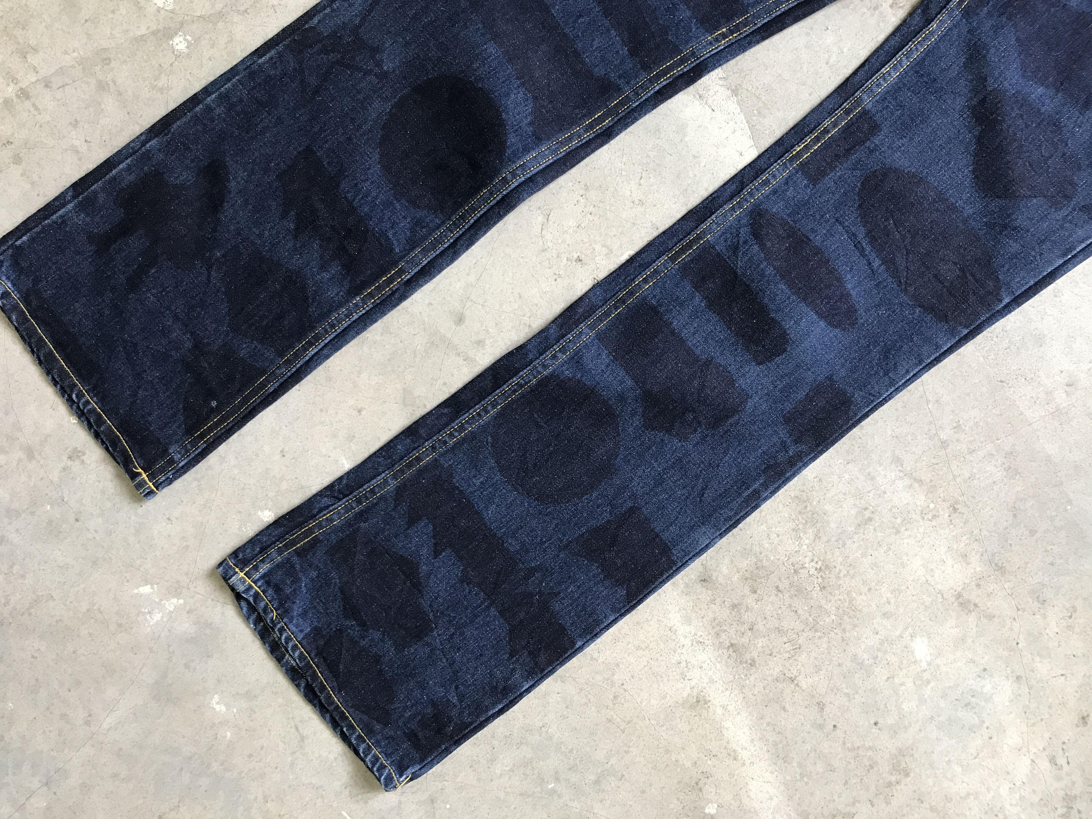 Hysteric Glamour × Japanese Brand Flare HYSTERIC GLAMOUR Archival Stunning Full Fades Denim Size US 27 - 6 Thumbnail