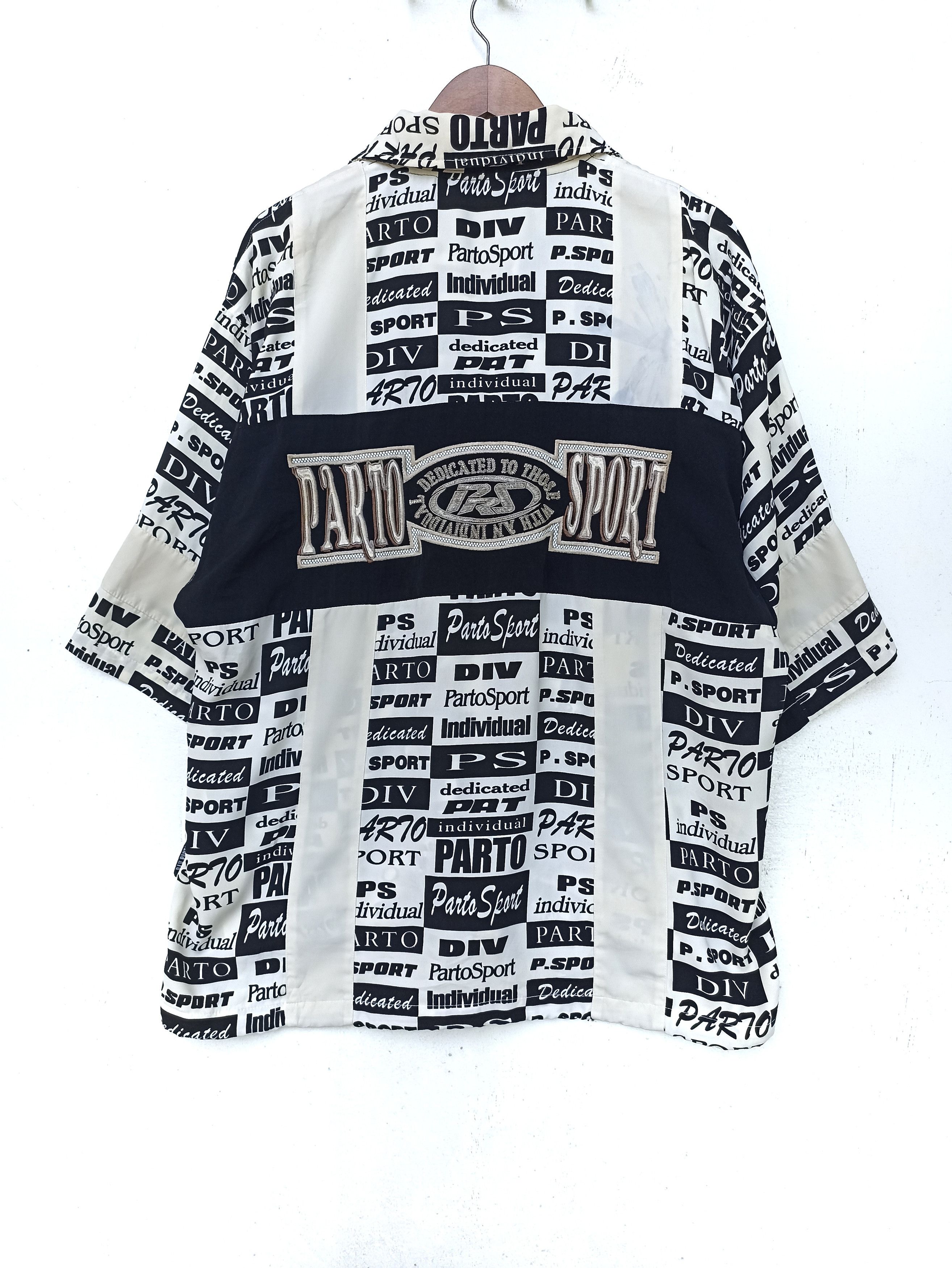 Japanese Brand 🔥 Parto Sport zipper shirt full print Size US XL / EU 56 / 4 - 4 Thumbnail