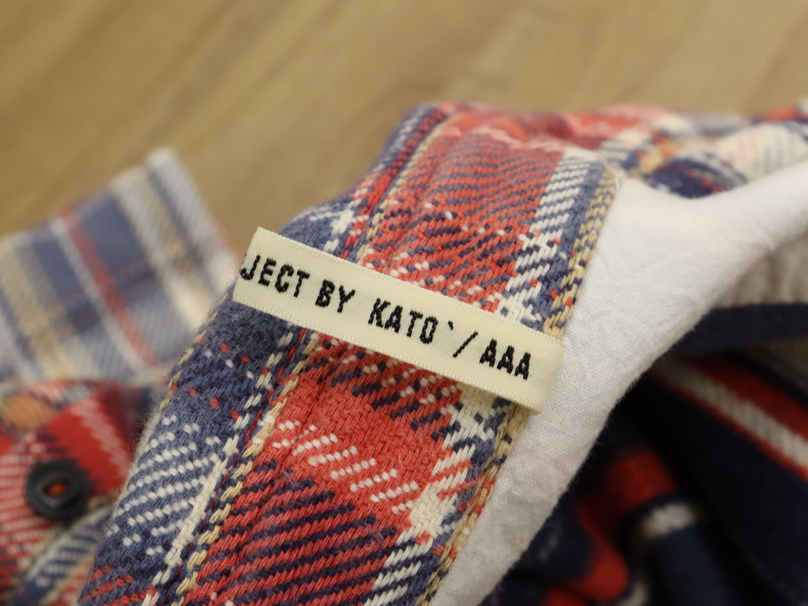 Hiroshi Kato × KATO KATO AAA Plaid Blanket Style Flannel Japan Designer Shirt Size US S / EU 44-46 / 1 - 14 Thumbnail