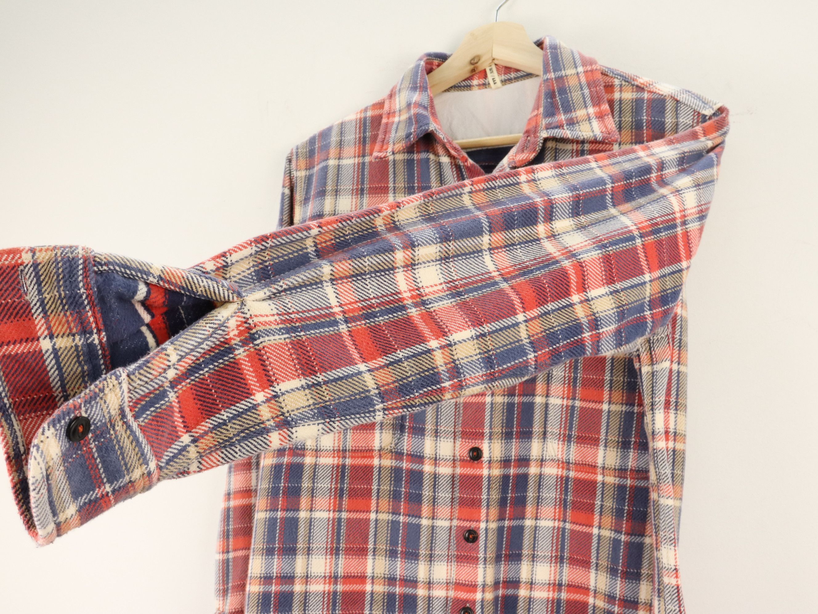 Hiroshi Kato × KATO KATO AAA Plaid Blanket Style Flannel Japan Designer Shirt Size US S / EU 44-46 / 1 - 11 Thumbnail