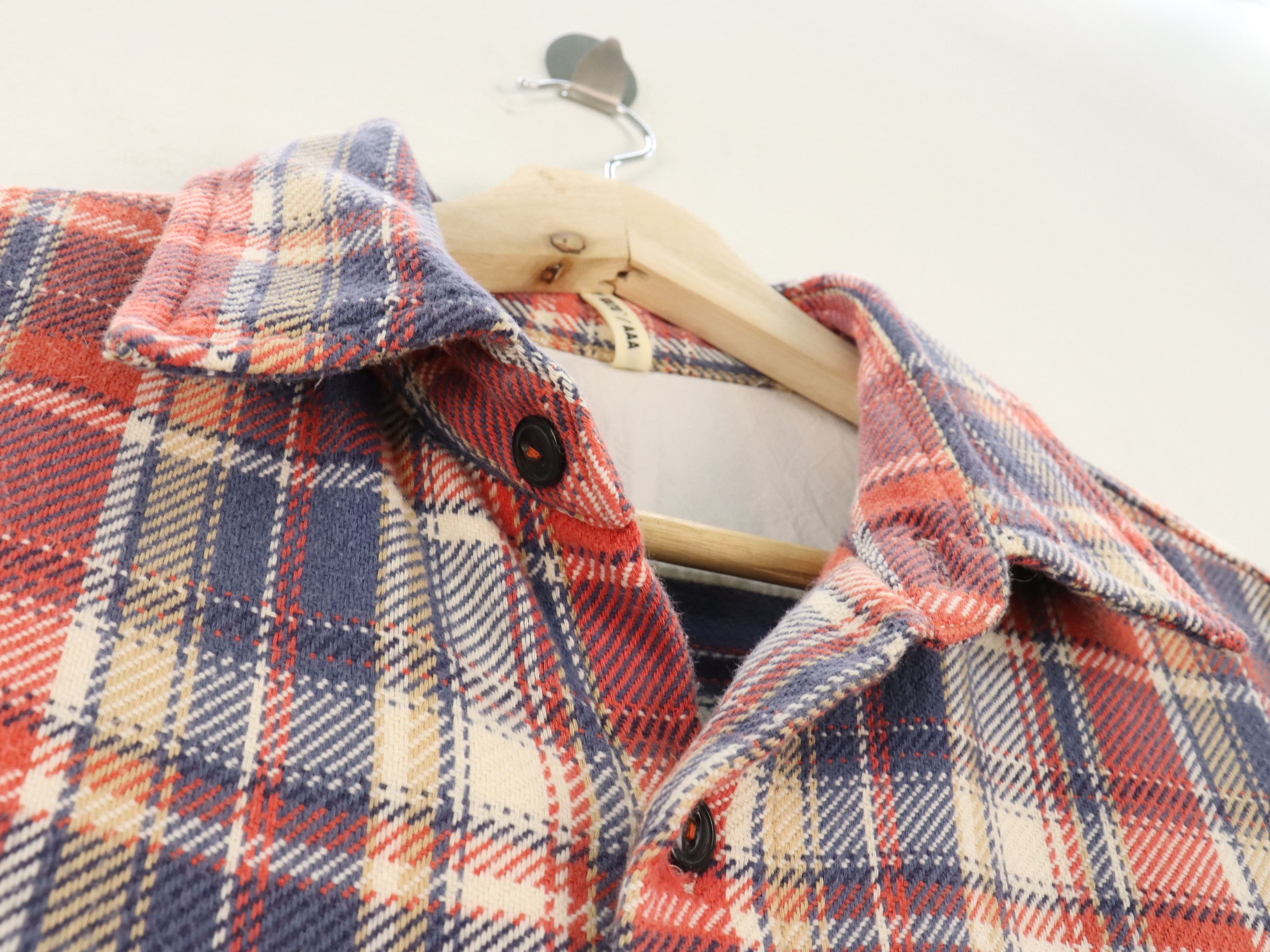 Hiroshi Kato × KATO KATO AAA Plaid Blanket Style Flannel Japan Designer Shirt Size US S / EU 44-46 / 1 - 9 Thumbnail