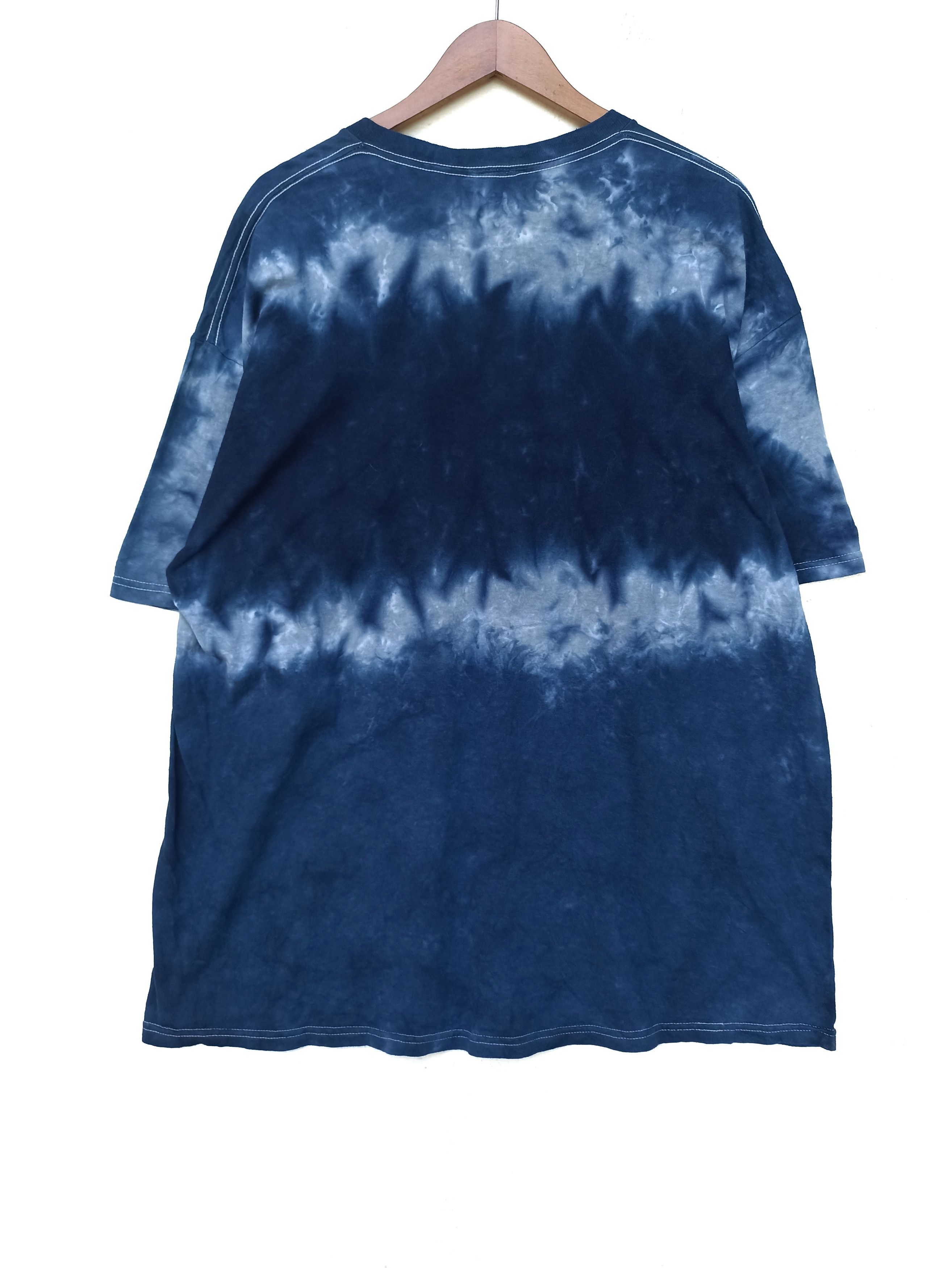 New York Yankees 🔥 Vintage New York Yankees t shirt tye dye liquid blue MLB Size US XL / EU 56 / 4 - 3 Thumbnail
