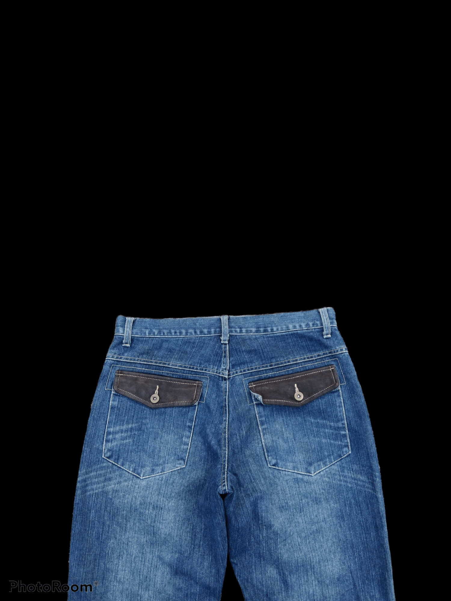 Japanese Brand DiSTRESSED BORO PACTH MASSIVE SQUAD DENIM PANTS Size US 31 - 5 Thumbnail