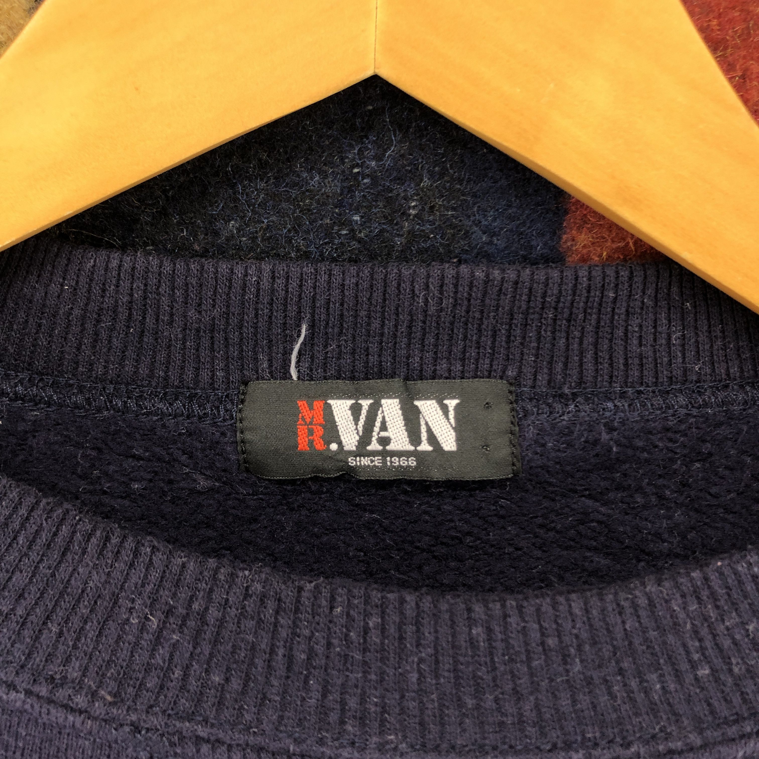 Van Vintage Mr. VAN SINCE 1966 Sweatshirt Big Logo #497/U Size US M / EU 48-50 / 2 - 5 Thumbnail