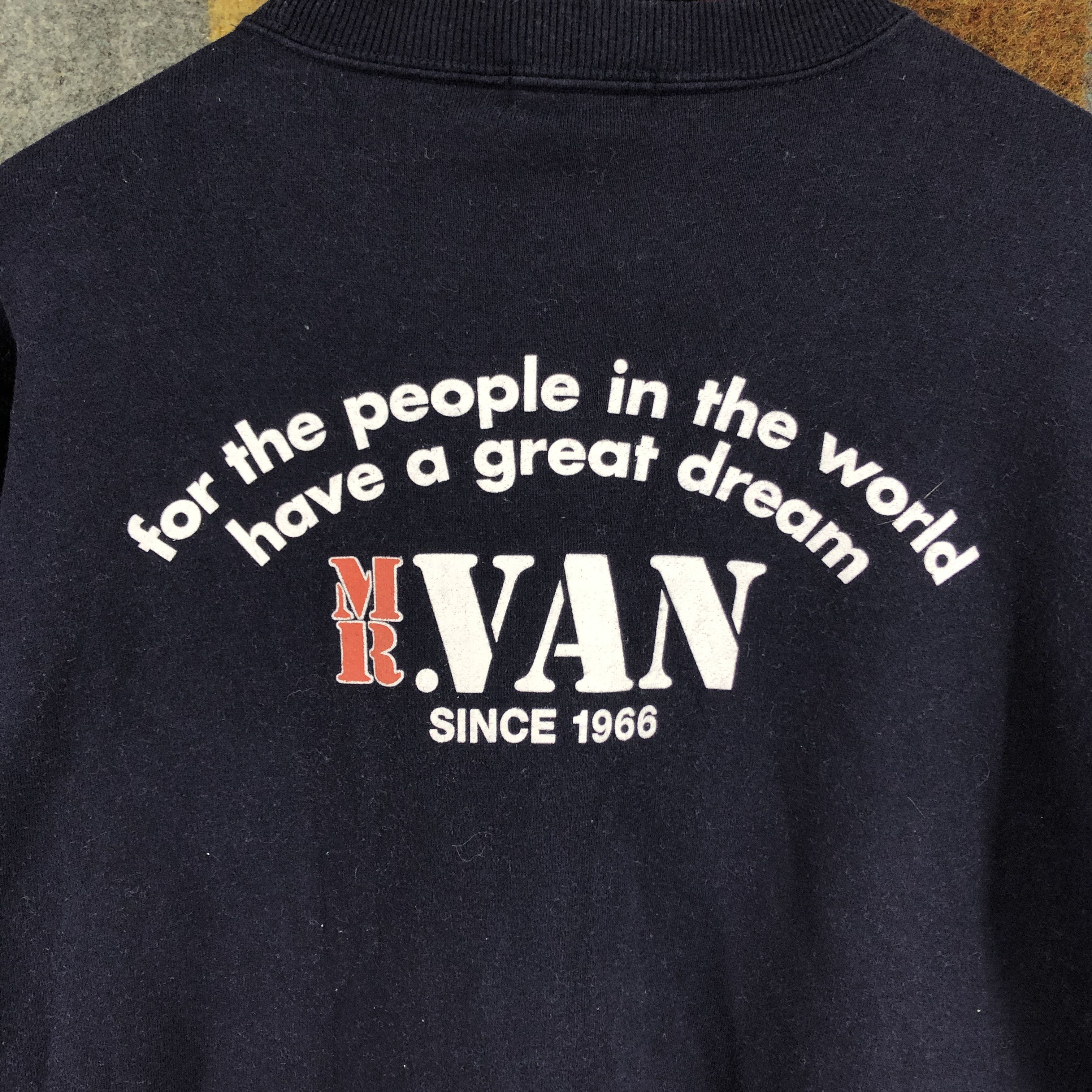 Van Vintage Mr. VAN SINCE 1966 Sweatshirt Big Logo #497/U Size US M / EU 48-50 / 2 - 2 Thumbnail