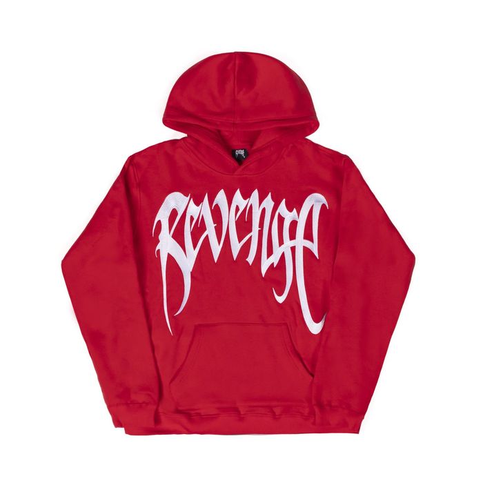 Revenge discount embroidered hoodie