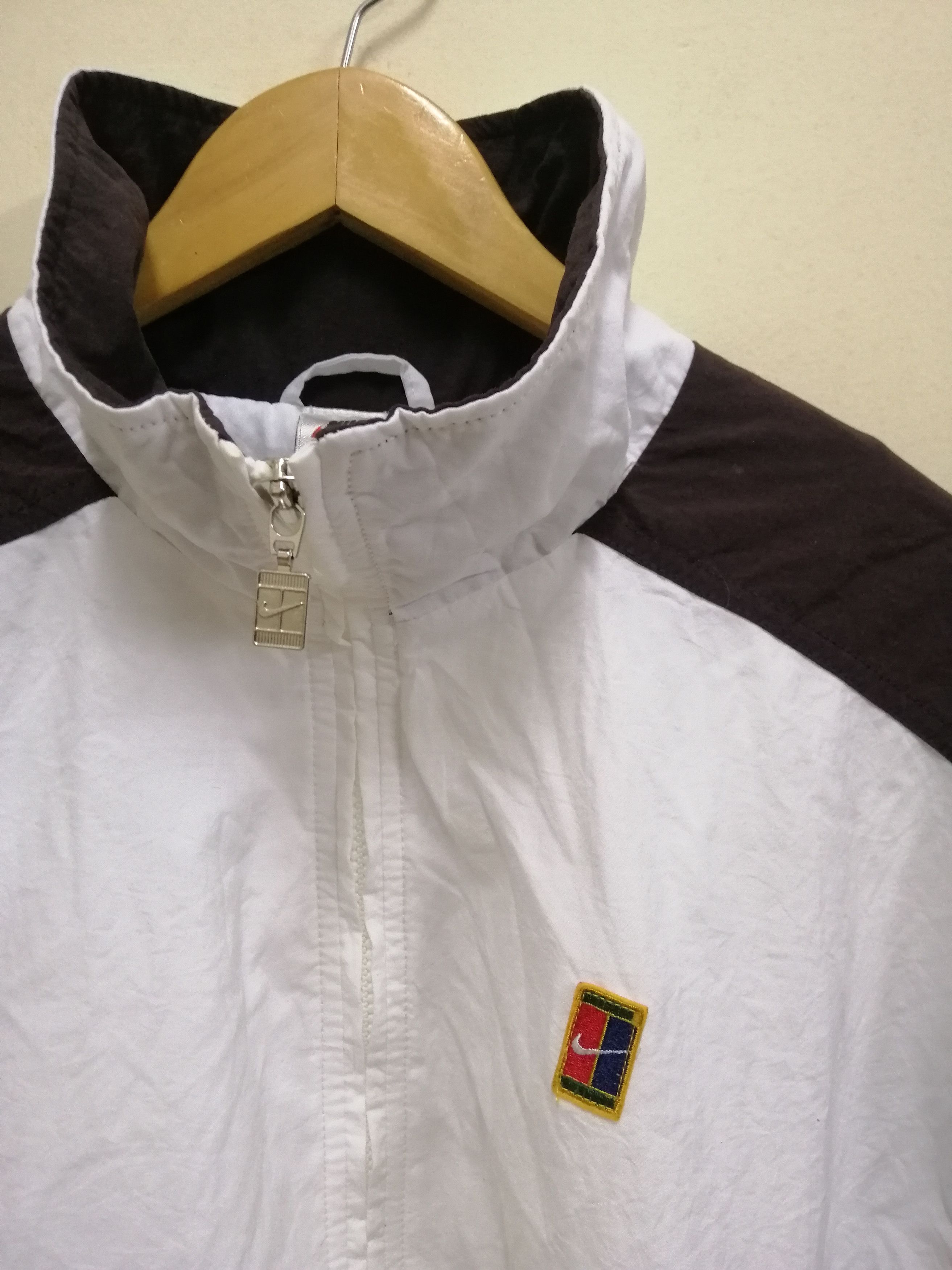 Nike Vintage 90s Nike Court zipper jacket Size US M / EU 48-50 / 2 - 9 Thumbnail