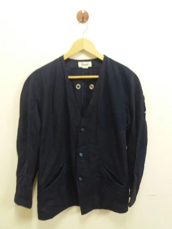 Japanese Brand Vintage 80s Kansai Yamamoto jacket smile pocket/david bowie Size US M / EU 48-50 / 2 - 2 Thumbnail