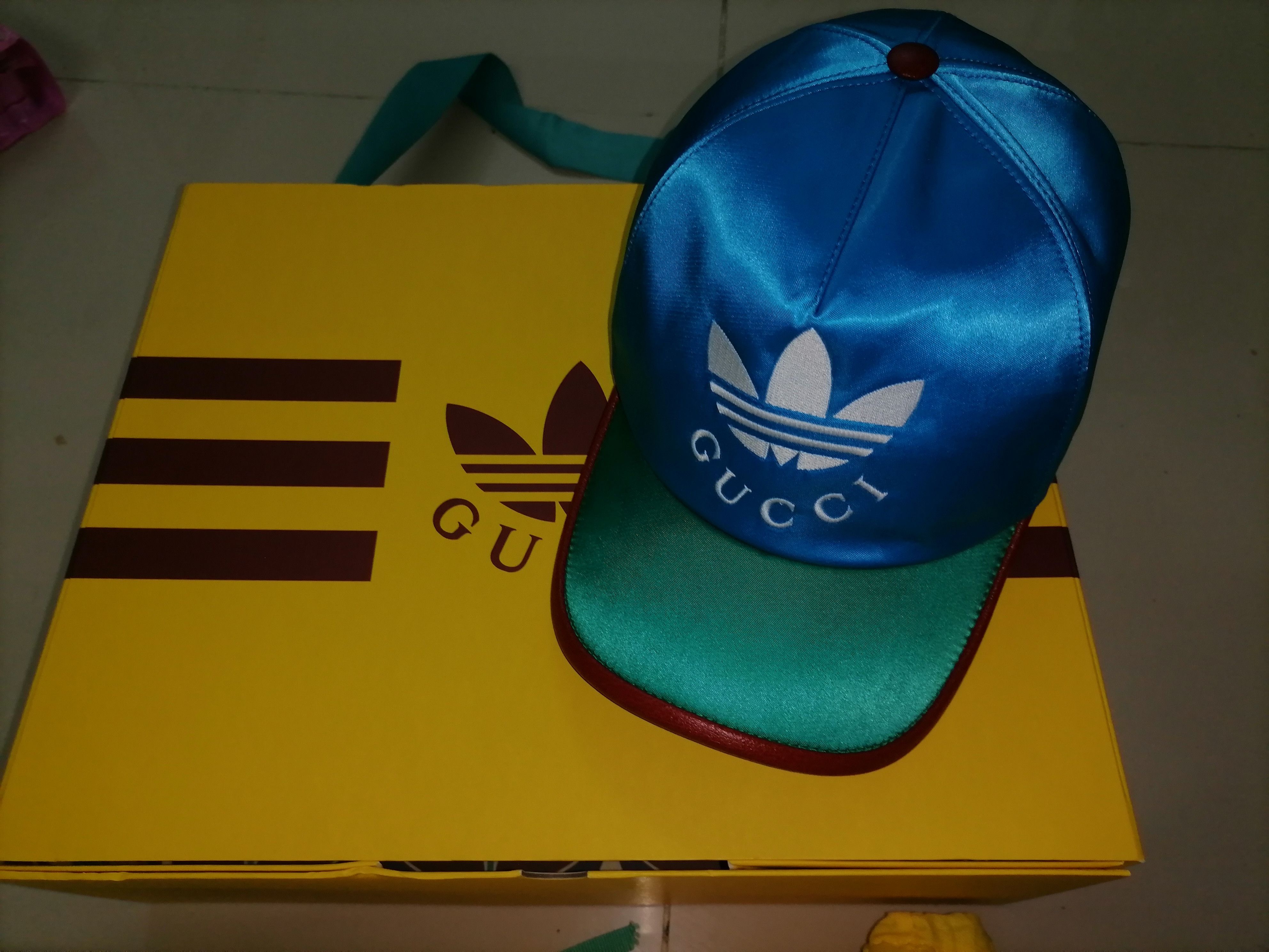 Adidas × Gucci Final Drop!! adidas x Gucci baseball hat L Size ONE SIZE - 3 Thumbnail