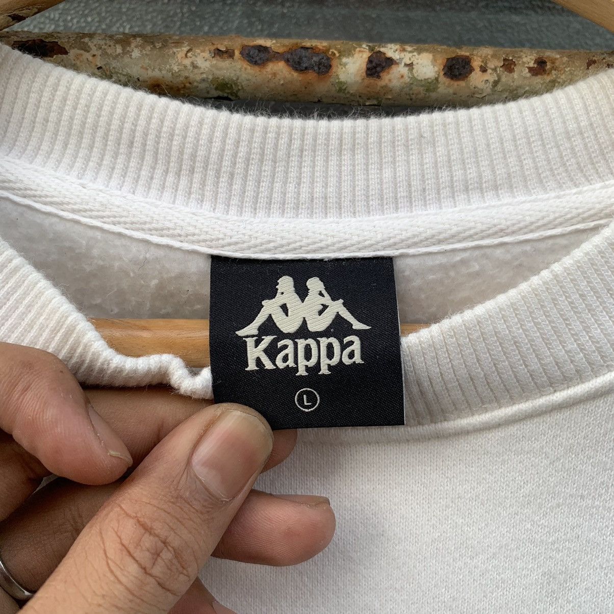 Kappa × Vintage 💥 BIG LOGO back Vintage Kappa Crewneck Sportswear Sweater Size US L / EU 52-54 / 3 - 6 Thumbnail