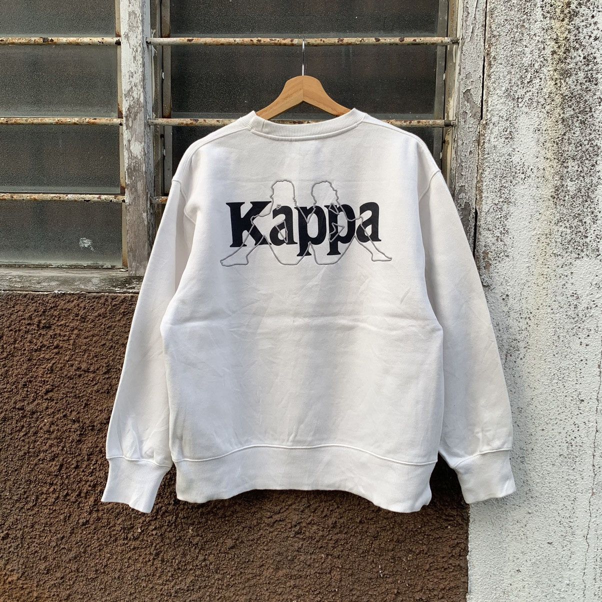 Kappa × Vintage 💥 BIG LOGO back Vintage Kappa Crewneck Sportswear Sweater Size US L / EU 52-54 / 3 - 9 Thumbnail