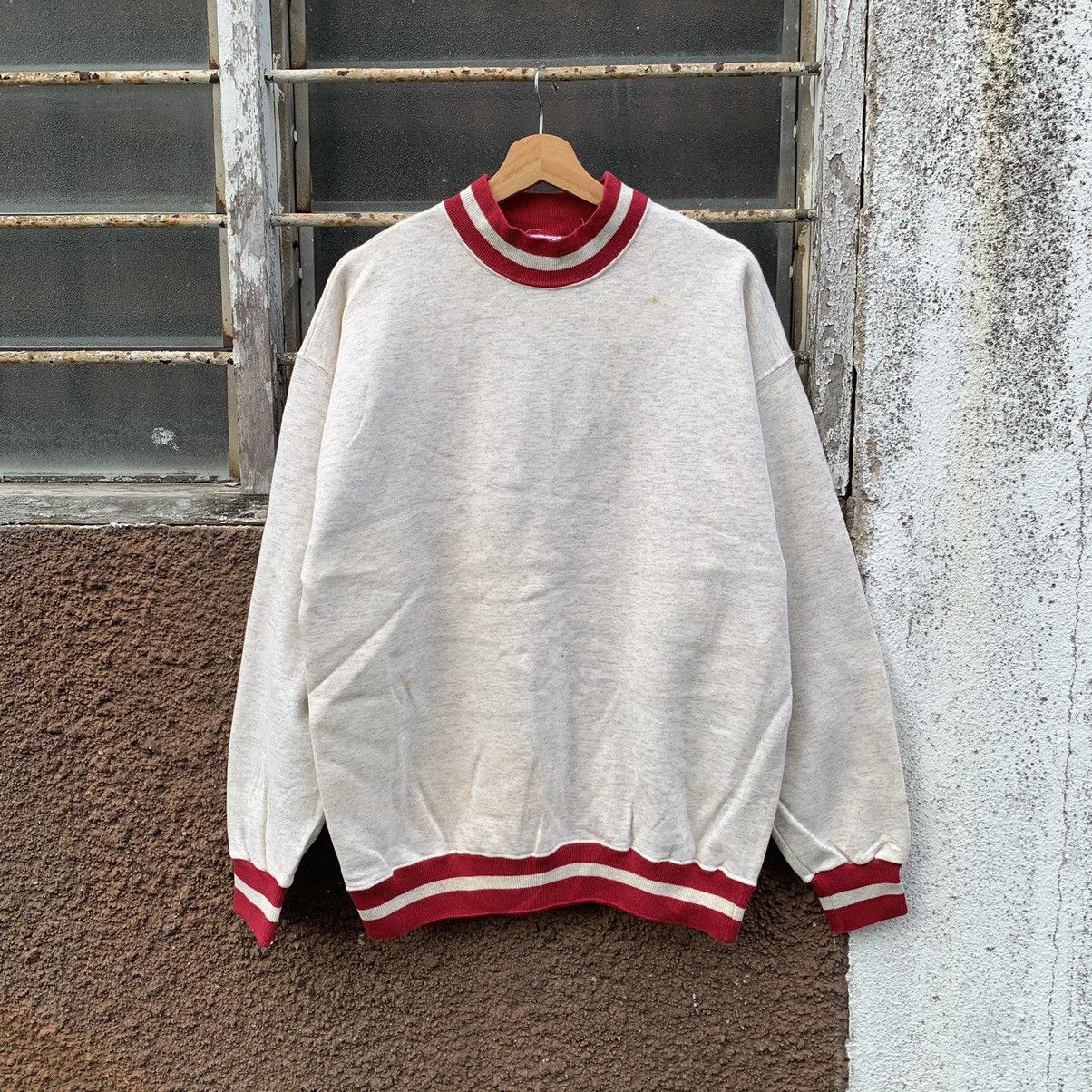 Signal Sport × Vintage 💥 1990’s Vintage Signal Sports Crewneck Blank Sweater Size US L / EU 52-54 / 3 - 1 Thumbnail