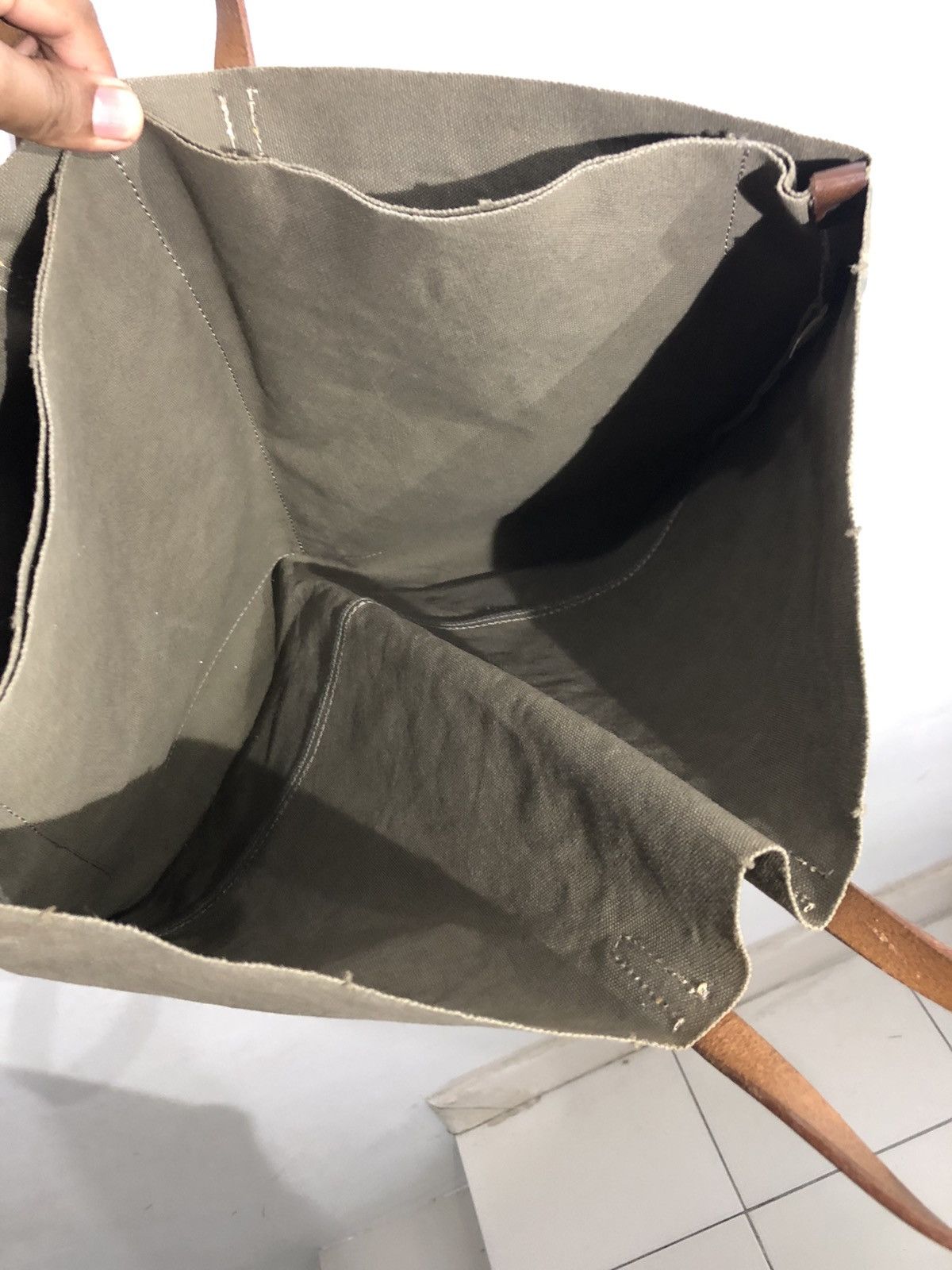 Comme des Garcons × Japanese Brand Baggy Port Bag Size ONE SIZE - 4 Thumbnail