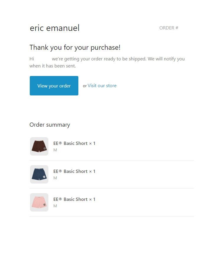 Eric Emanuel EE Basic Short Shaved Chocolate Sz M Size US 32 / EU 48 - 3 Thumbnail