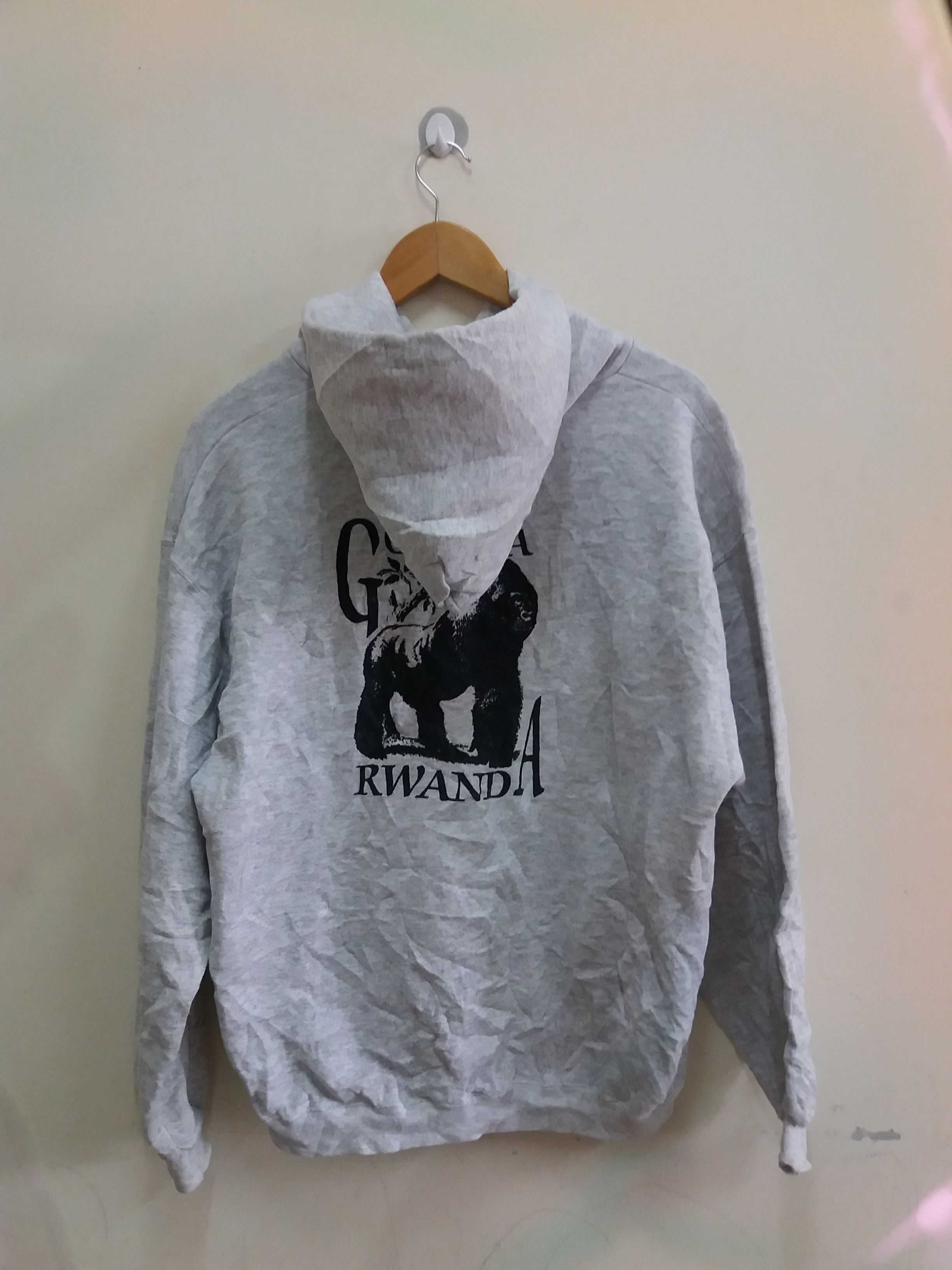 Vintage Vintage Gorilla Rwanda hoodies/Leonardo De Caprio wear it Size US L / EU 52-54 / 3 - 10 Thumbnail