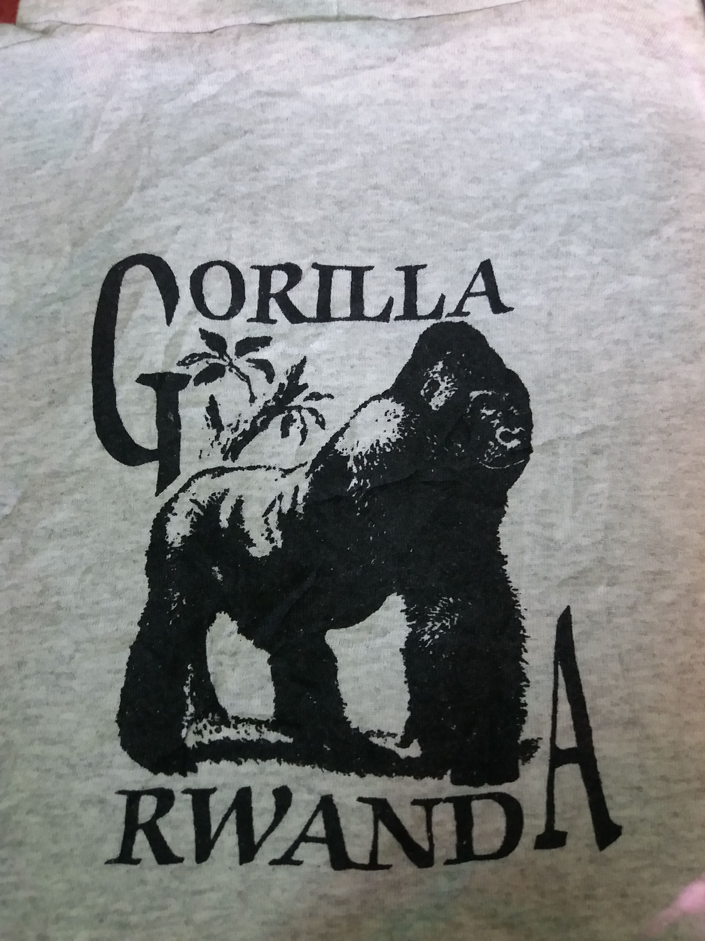 Vintage Vintage Gorilla Rwanda hoodies/Leonardo De Caprio wear it Size US L / EU 52-54 / 3 - 2 Thumbnail