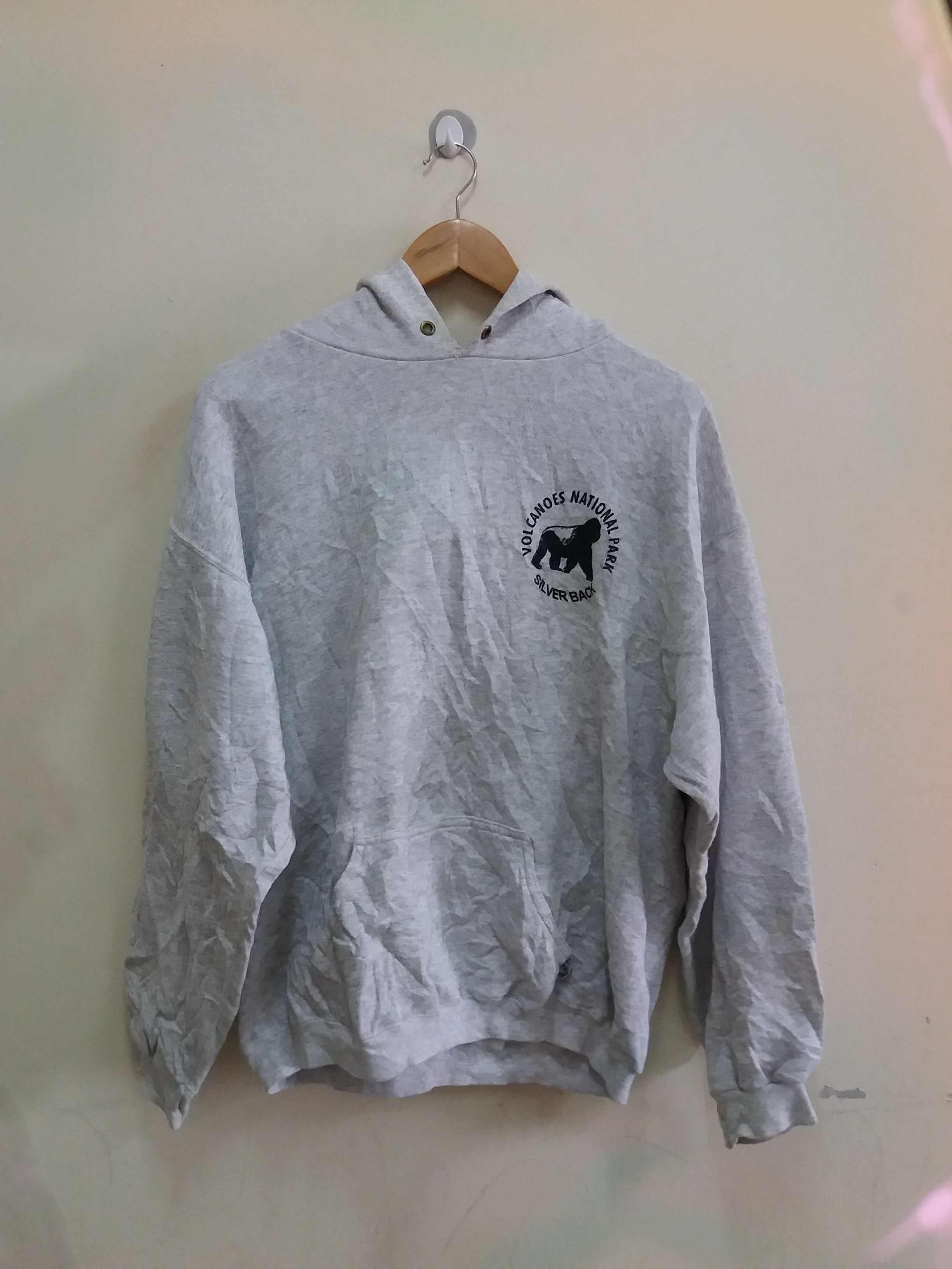 Vintage Vintage Gorilla Rwanda hoodies/Leonardo De Caprio wear it Size US L / EU 52-54 / 3 - 9 Thumbnail