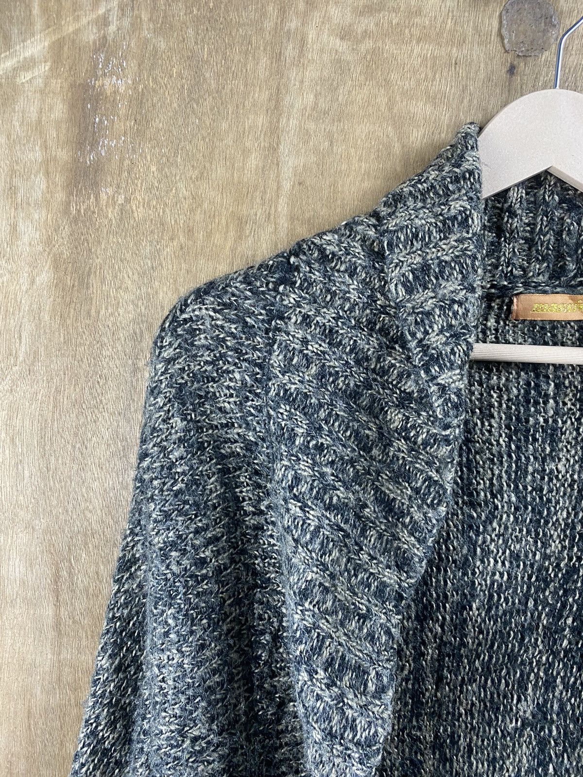 Homespun Knitwear × Japanese Brand Massive Homespun Japan cardigan distressed Knitwear #Z056 Size US M / EU 48-50 / 2 - 6 Thumbnail