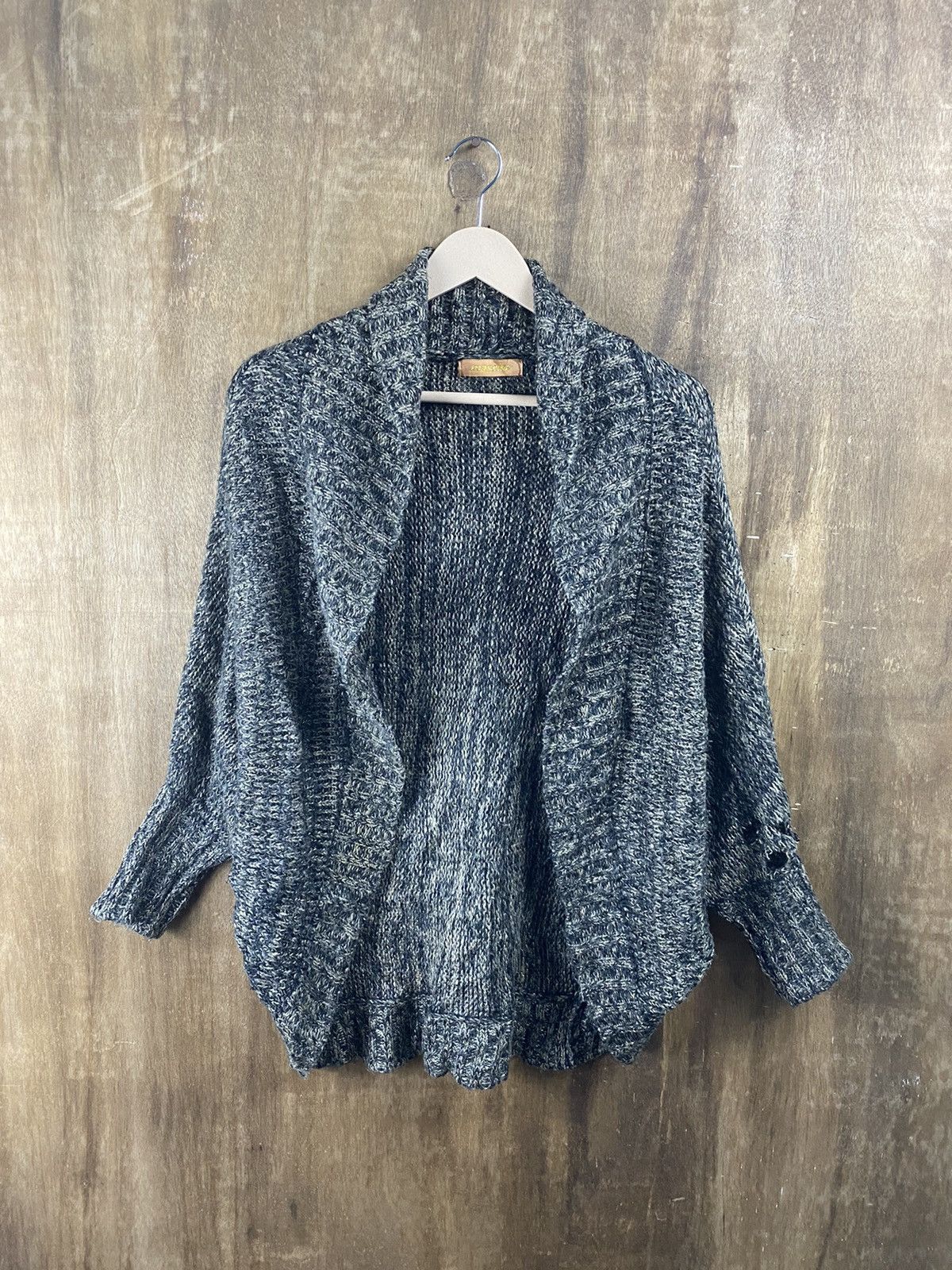 Homespun Knitwear × Japanese Brand Massive Homespun Japan cardigan distressed Knitwear #Z056 Size US M / EU 48-50 / 2 - 1 Thumbnail