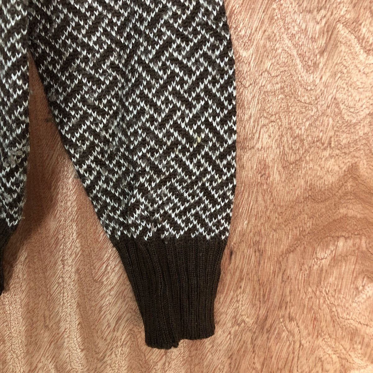 Vintage Nalgai Brown stripe 1990 vintage japan Knitwear #H248 Size US M / EU 48-50 / 2 - 4 Thumbnail