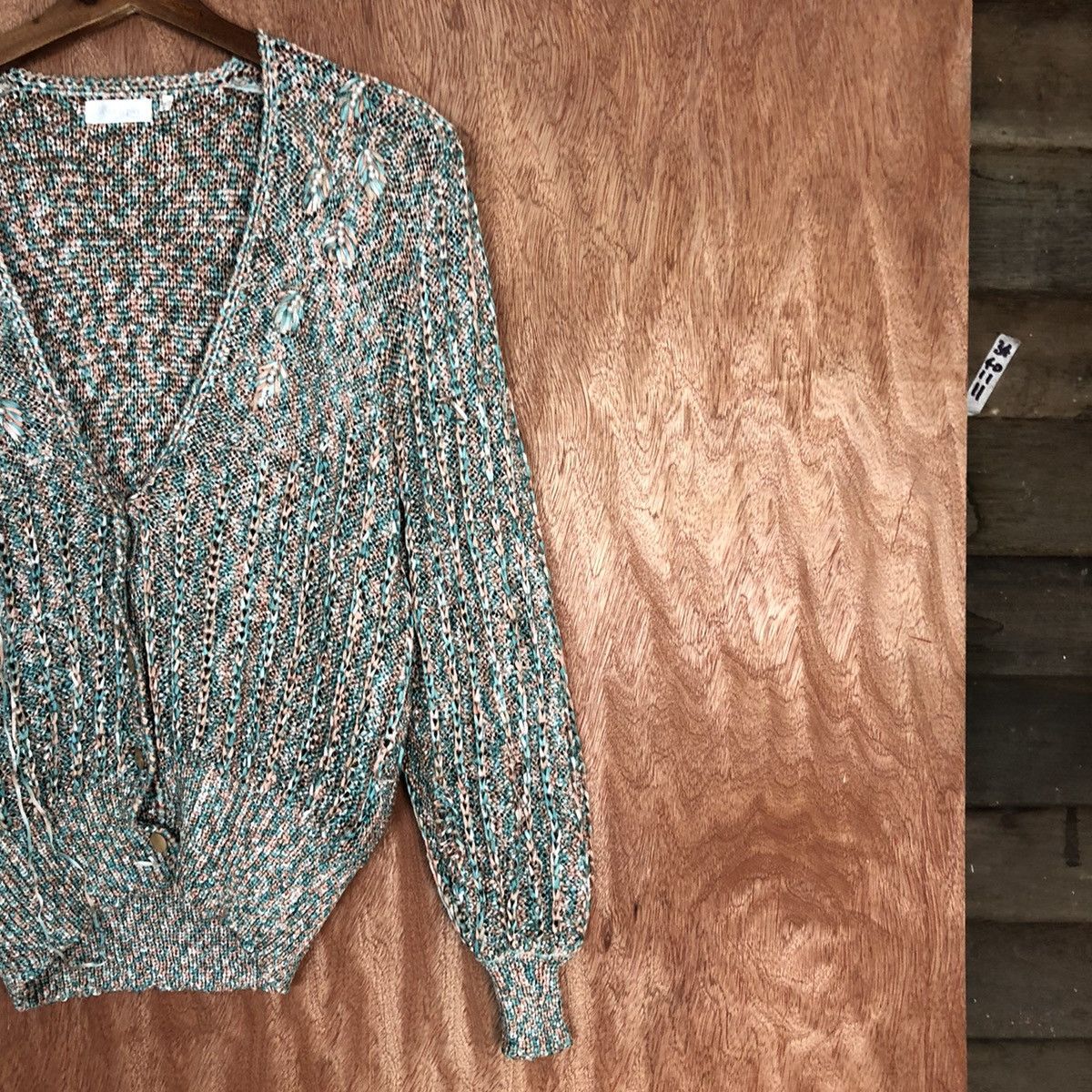 Japanese Brand Allen A Pieo Multicolor japan Knitwear cardigan #H246 Size US M / EU 48-50 / 2 - 5 Thumbnail